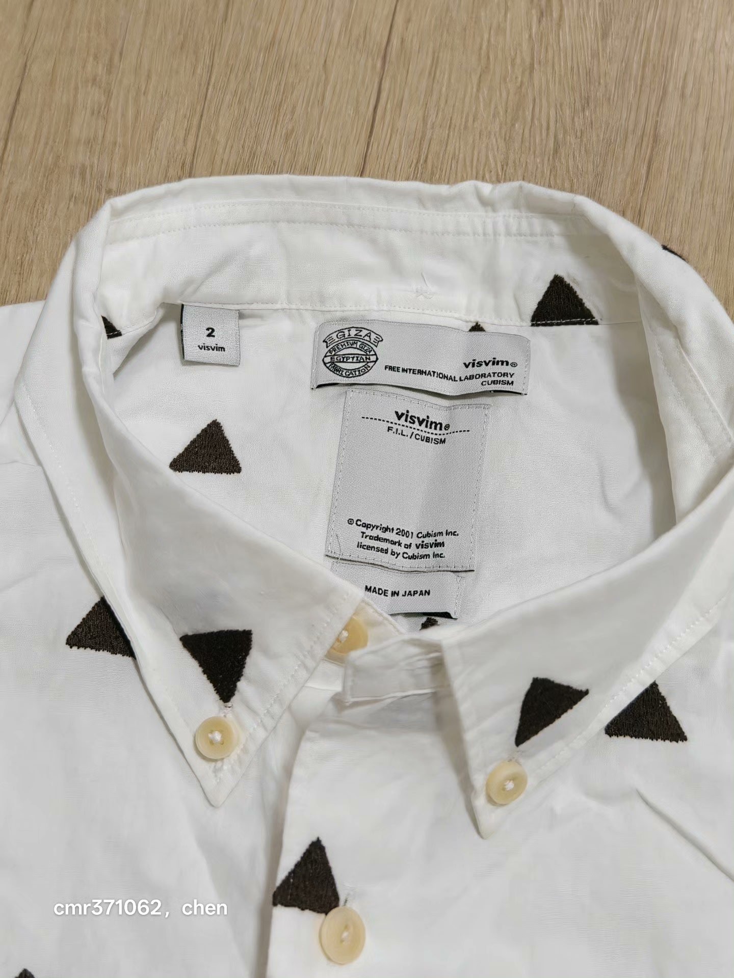 VISVIM 17AW LUNGTA B.D.SHIRT LS — label