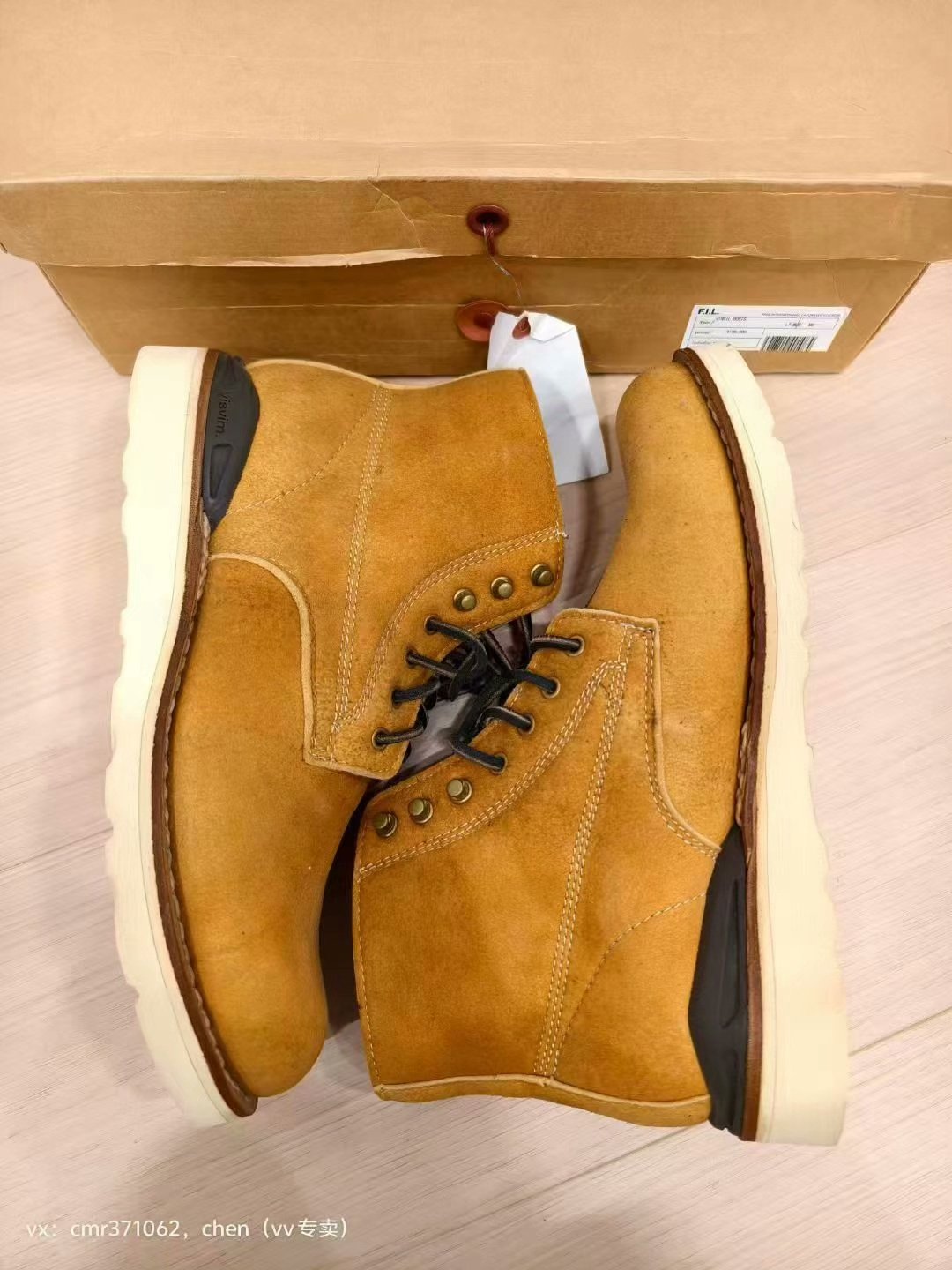 visvim 12 ICT Virgil Boots — detail