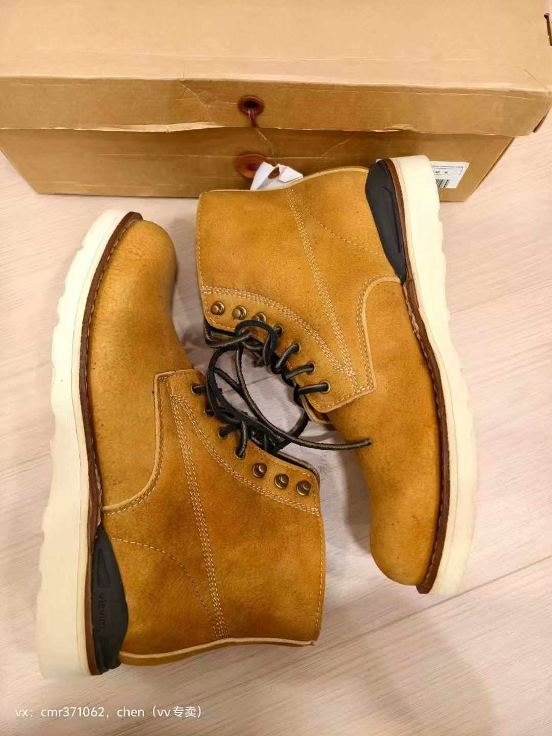 visvim 12 ICT Virgil Boots — back