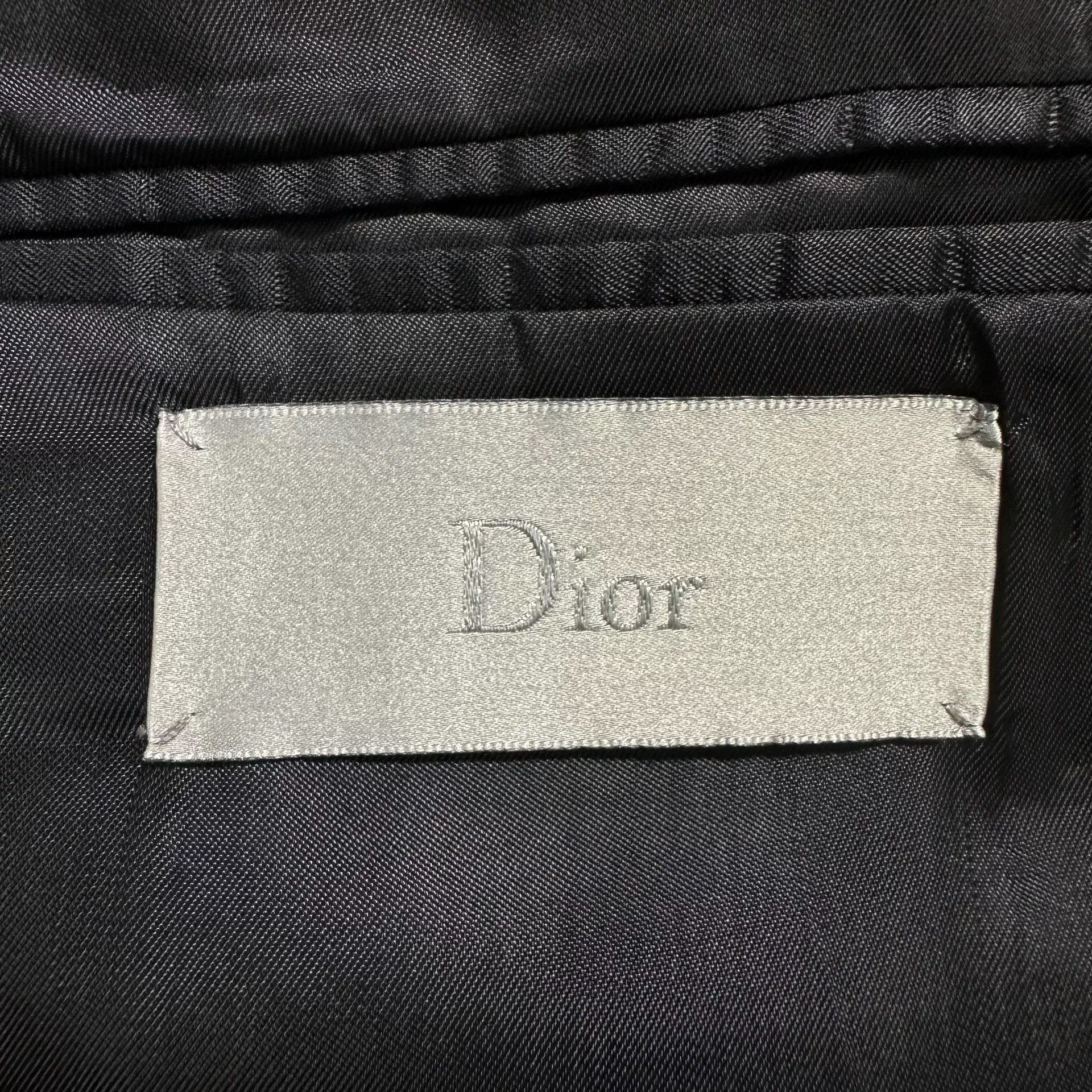 Dior Black Bee Embellished Suit Jacket — back
