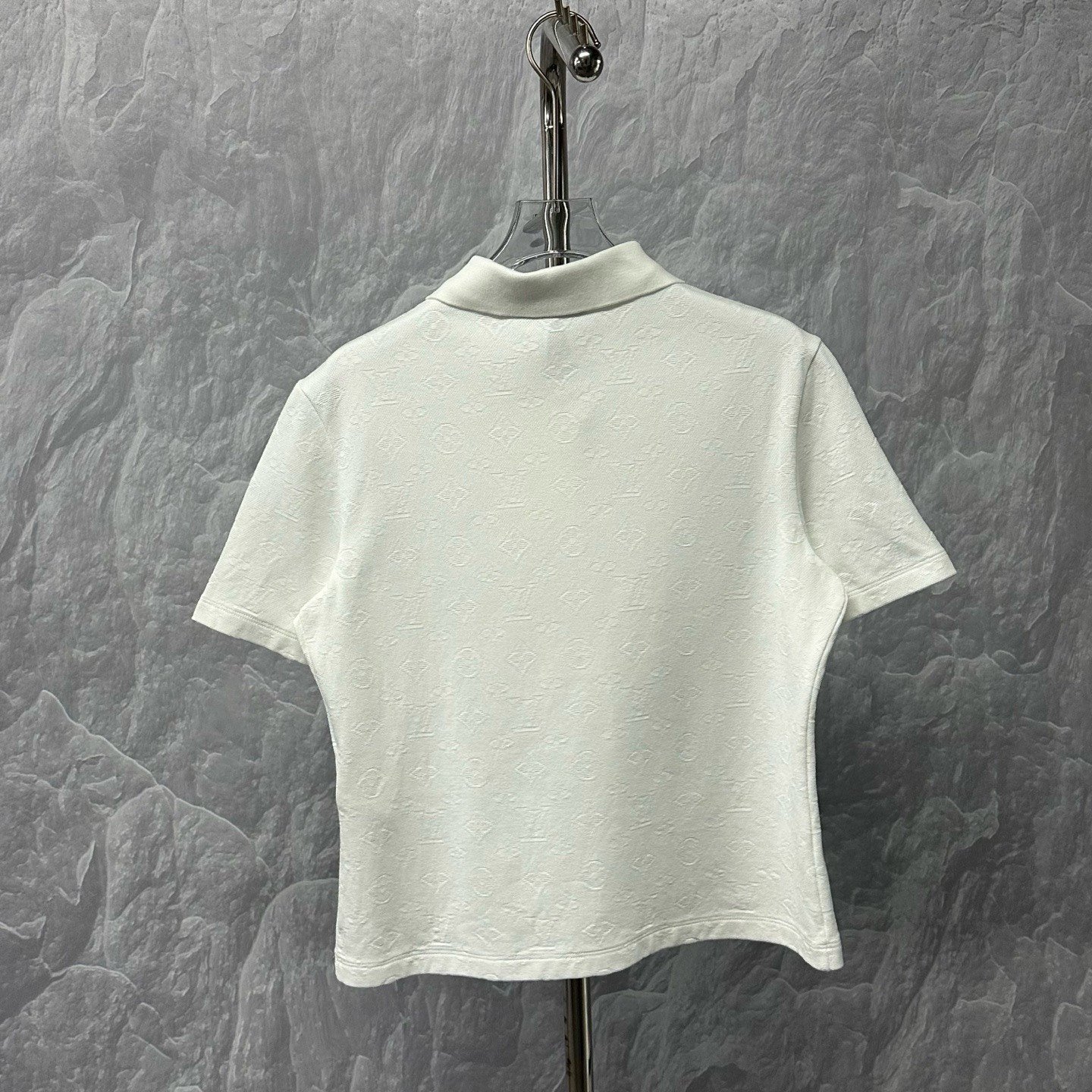 Louis Vuitton SS25 Subtle Monogram Polo — back