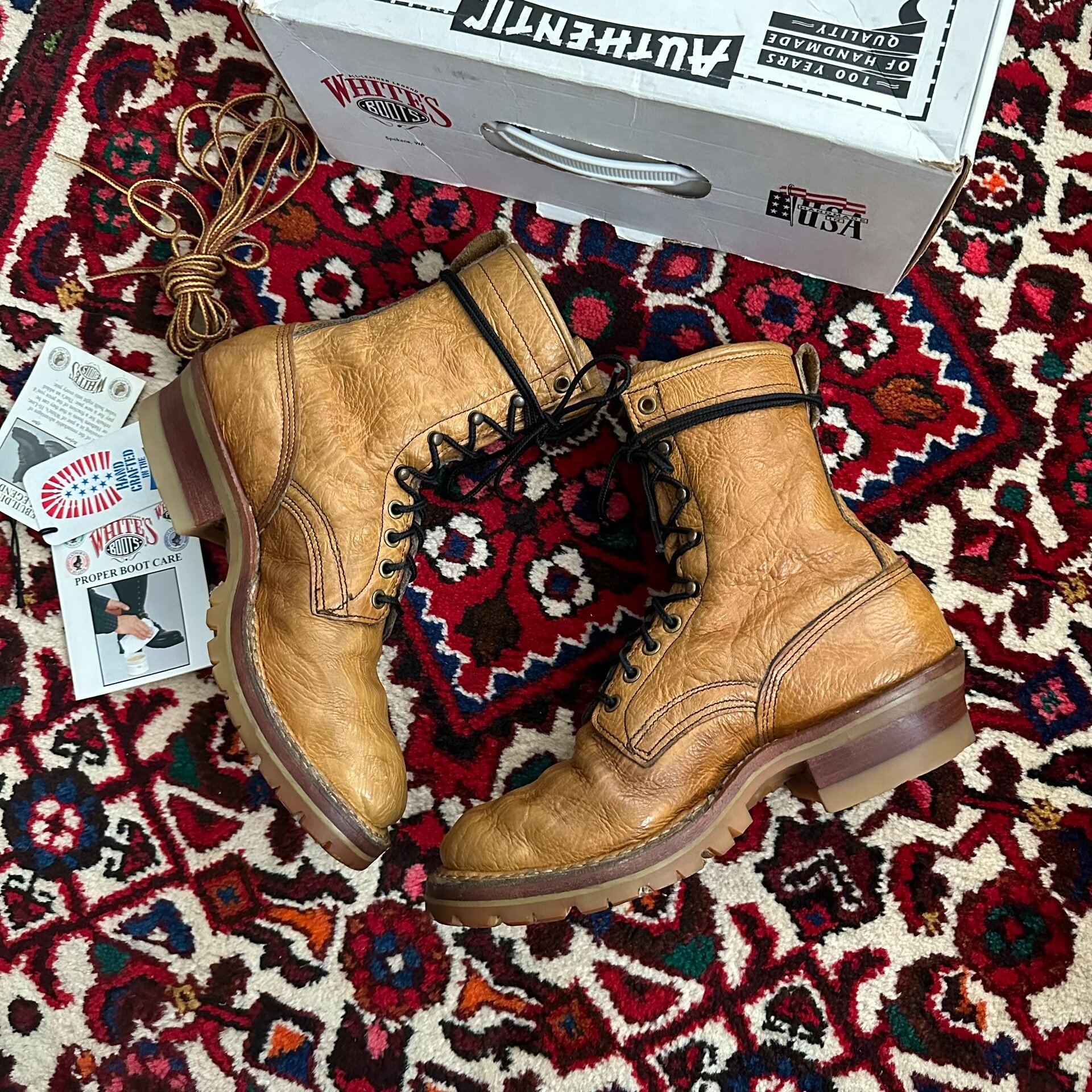 White's 8D Smoke Jumper Boots — back
