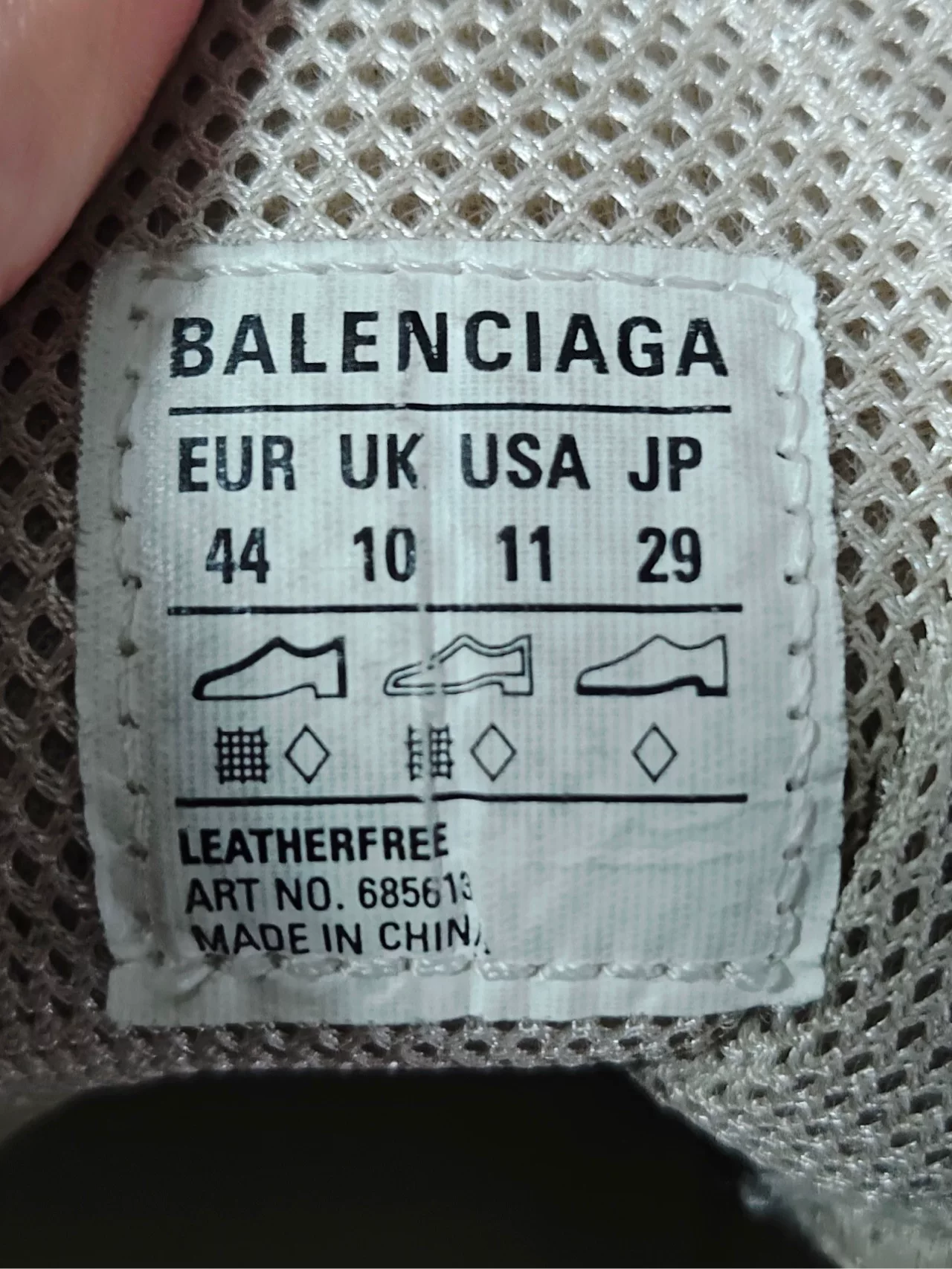 Balenciaga Defender Low-Top Sneakers — label