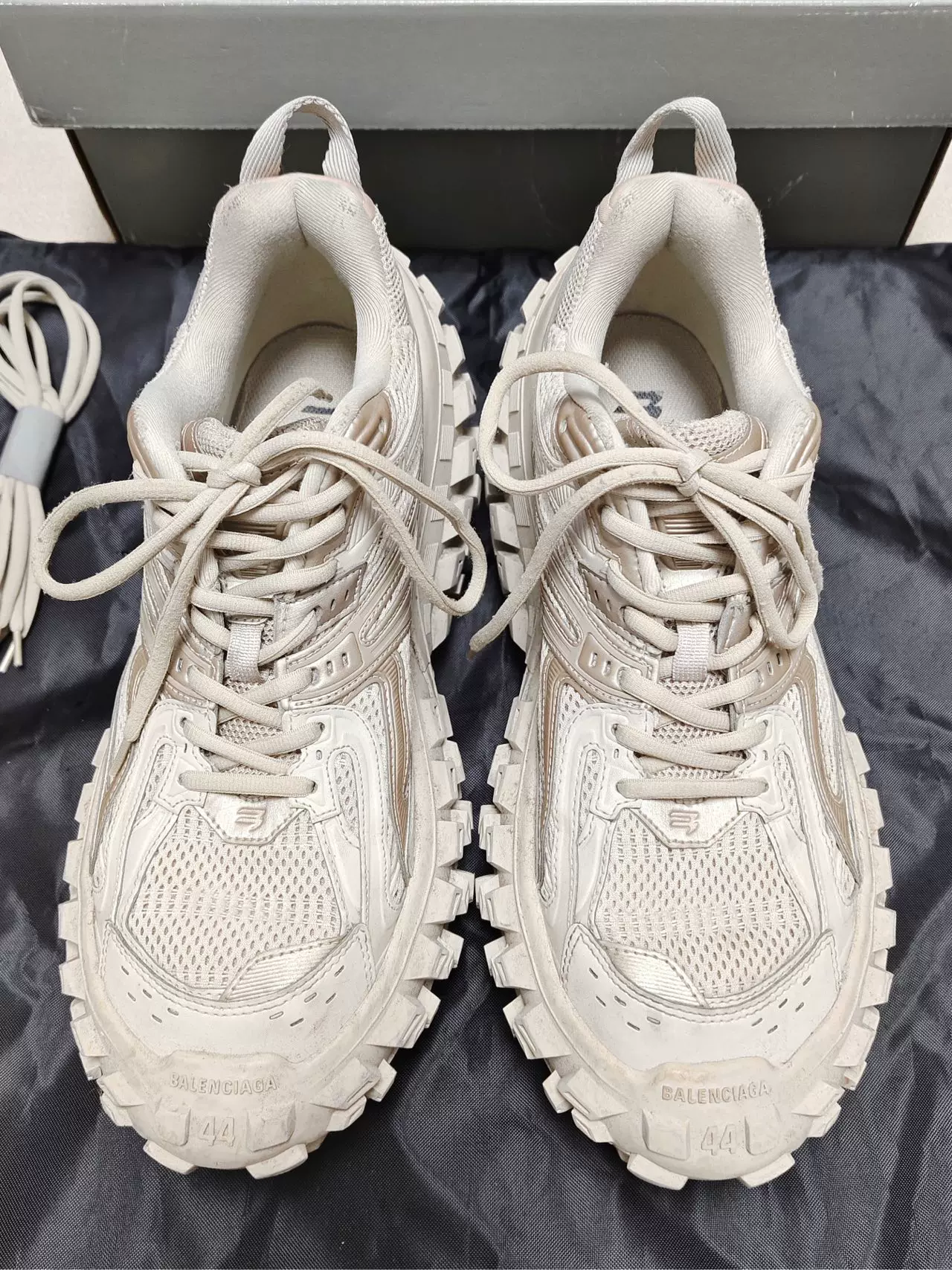 Balenciaga Defender Low-Top Sneakers — front