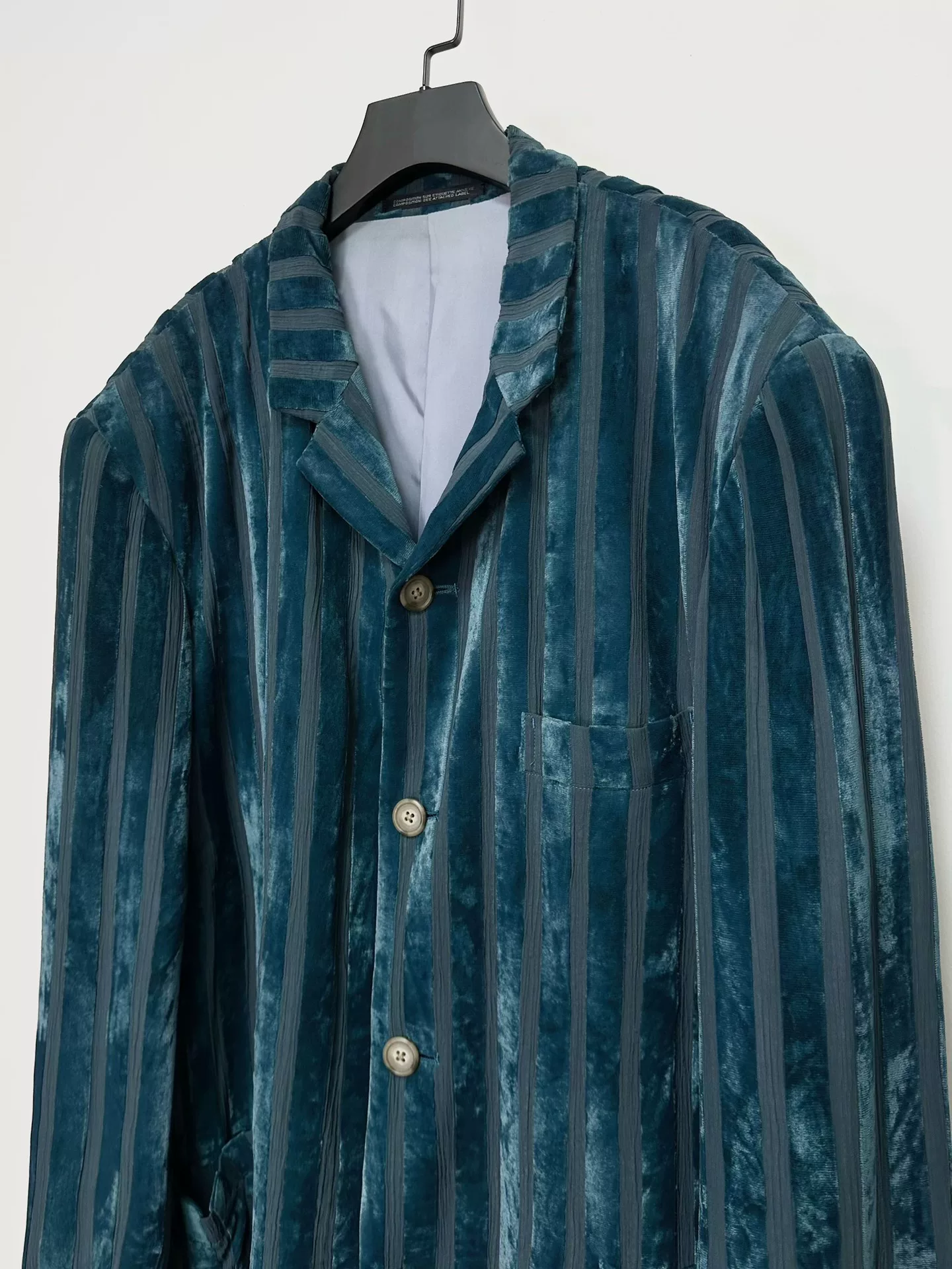 Yohji Yamamoto 1992 SS Velvet Silk Coat — back