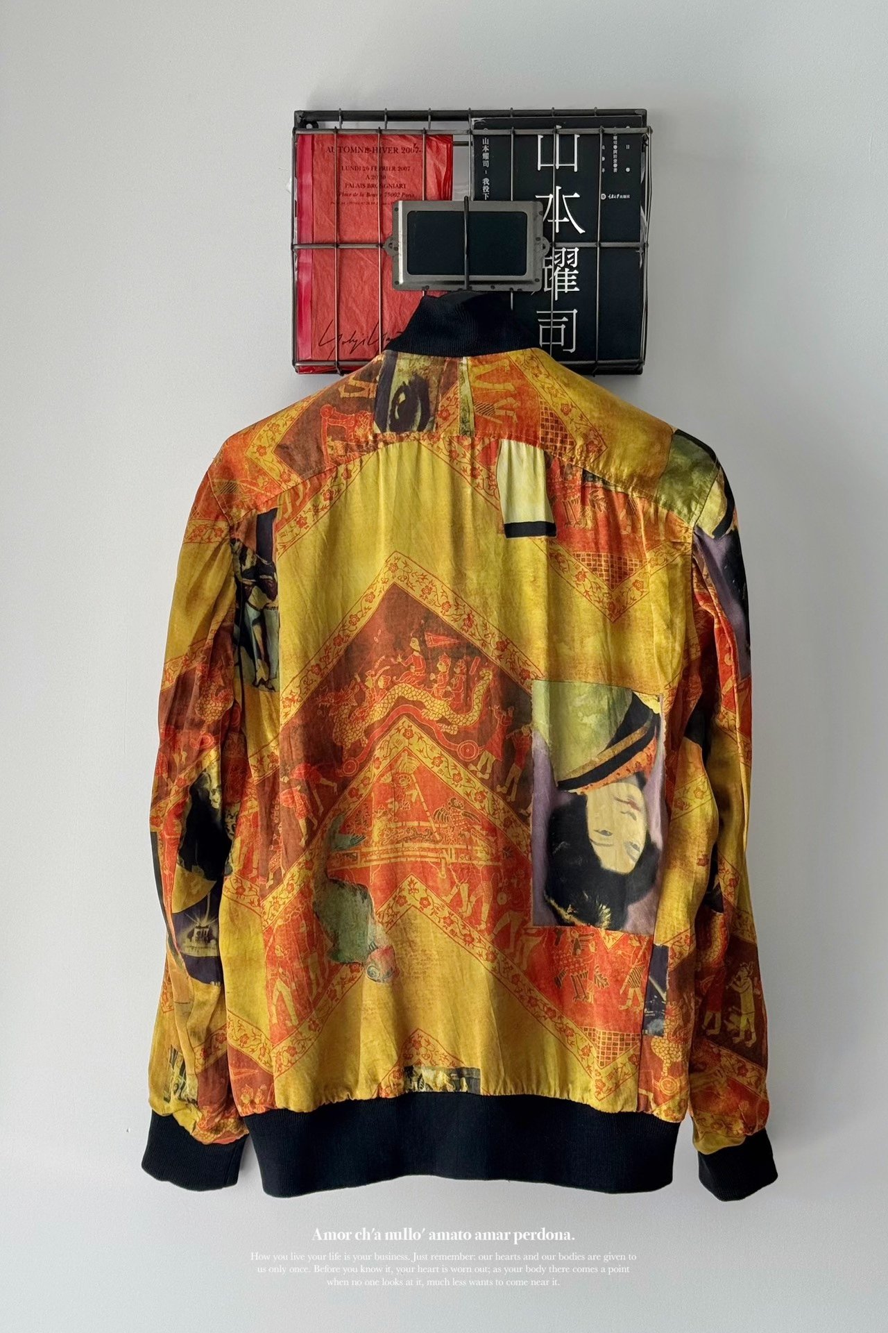 Yohji Yamamoto 04SS Reversible Silk Jacket — back