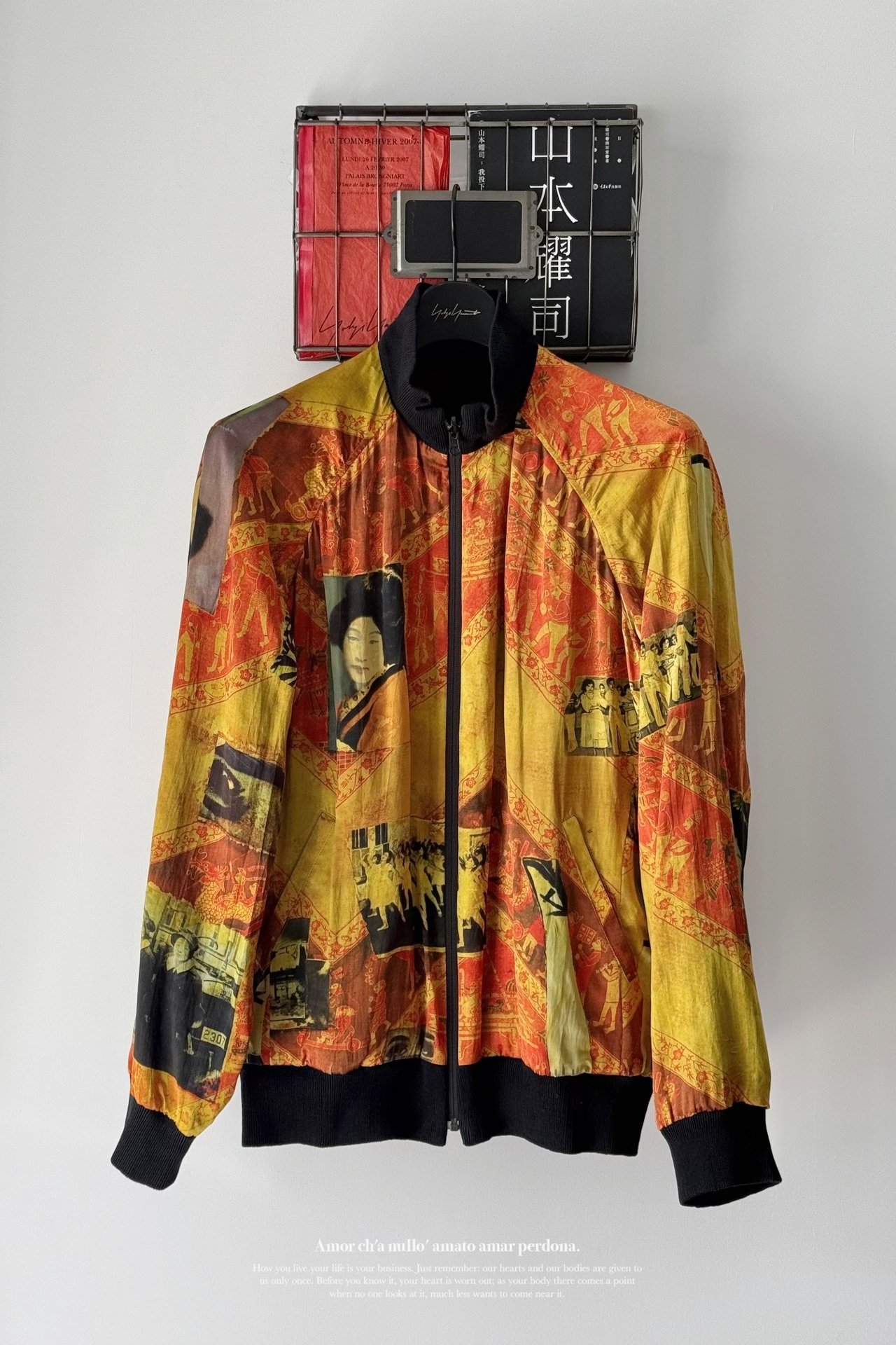 Yohji Yamamoto 04SS Reversible Silk Jacket — front