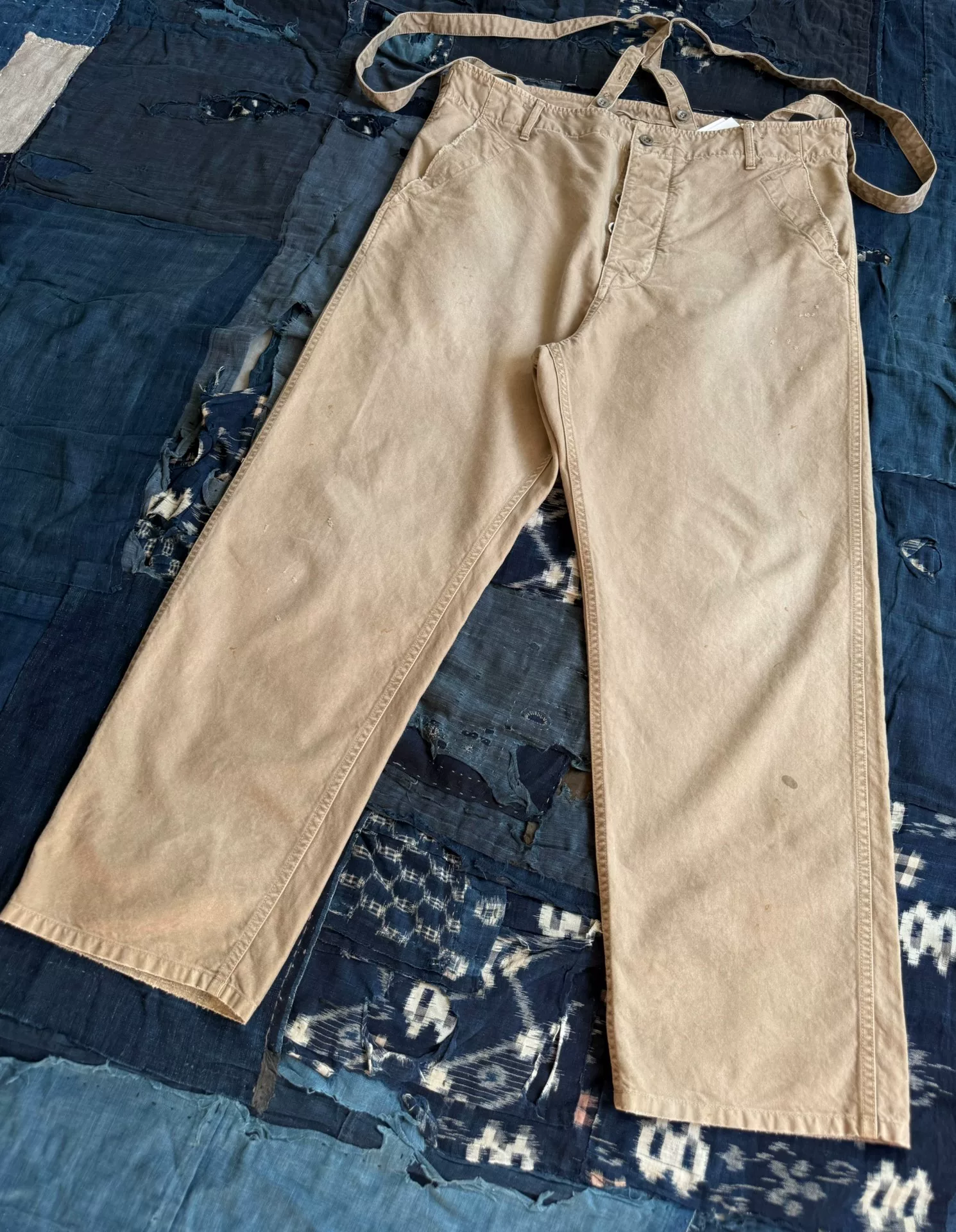 visvim 23SS Alper Braces Chino Crash — detail