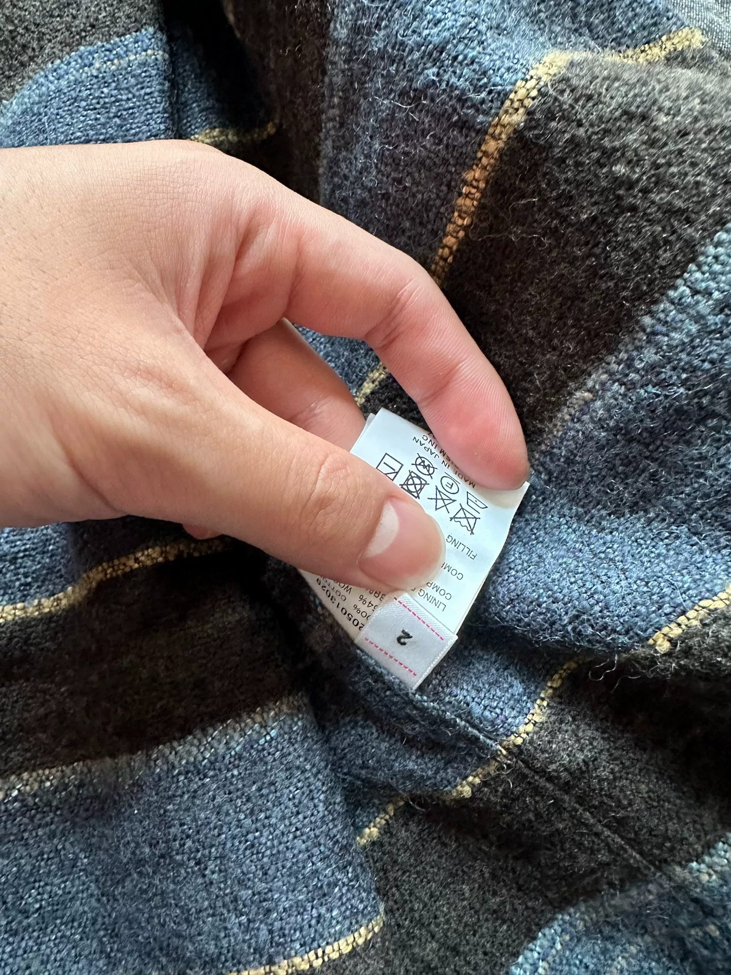 visvim Willis Blouson Gray Jacket — back