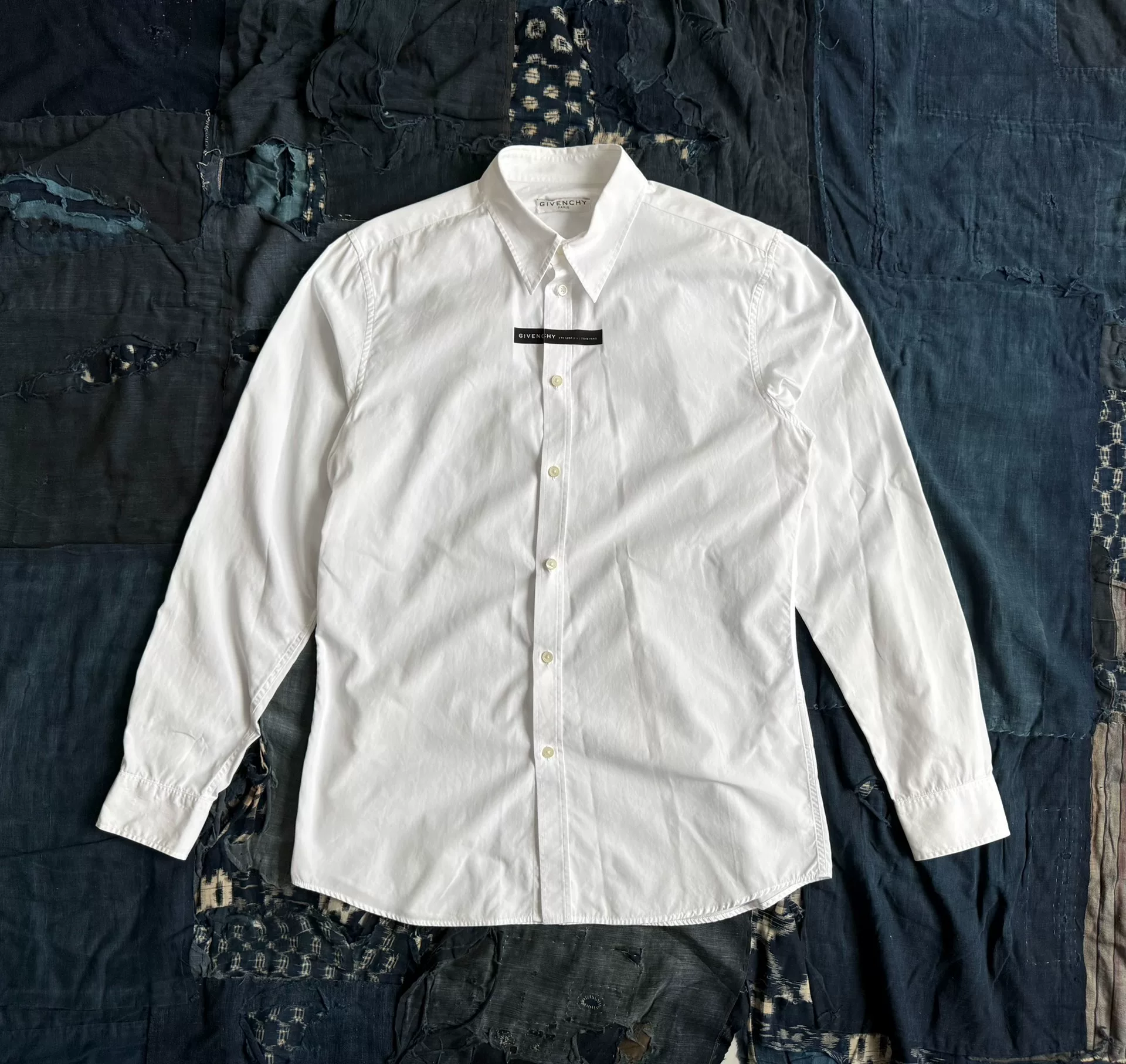 GIVENCHY Letter Shirt Long Sleeve