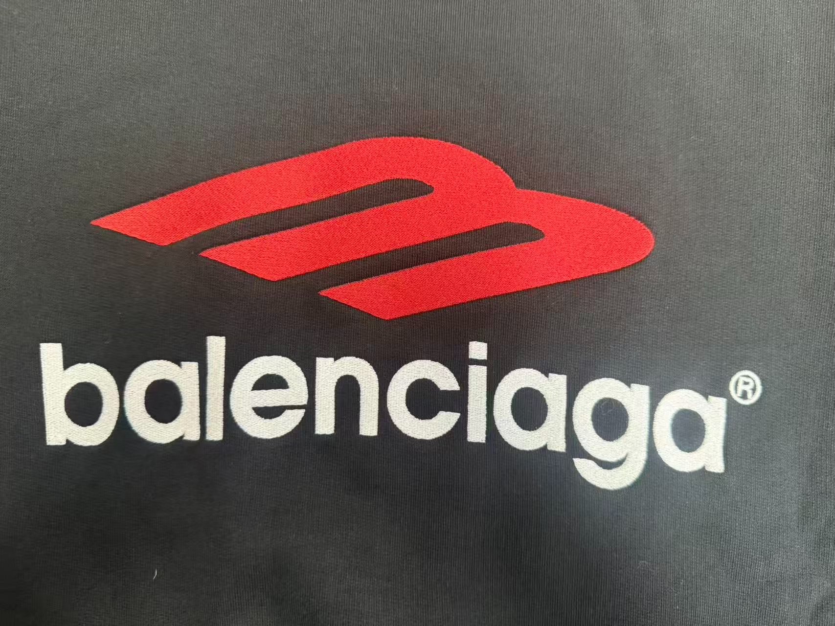 Balenciaga Gold Letter Crewneck Sweatshirt — detail