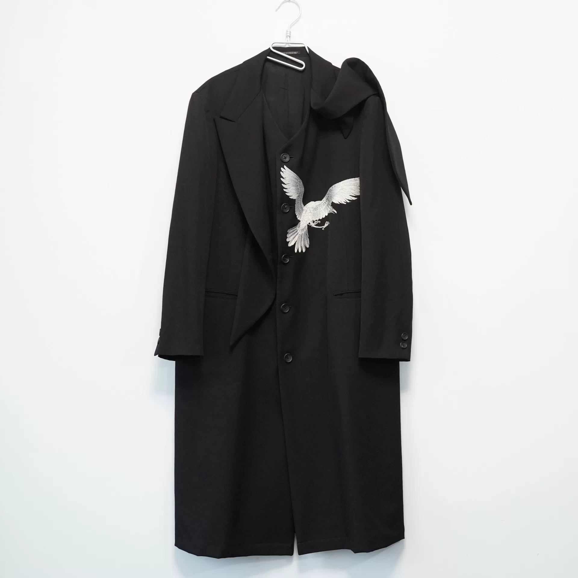 Yohji Yamamoto 21AW Eagle Embroidery Coat
