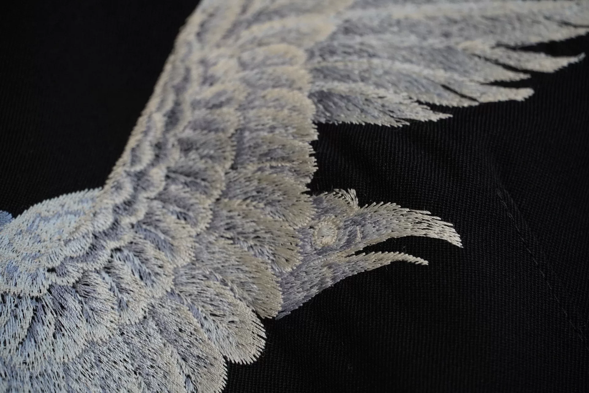 Yohji Yamamoto 21AW Eagle Embroidery Coat — label