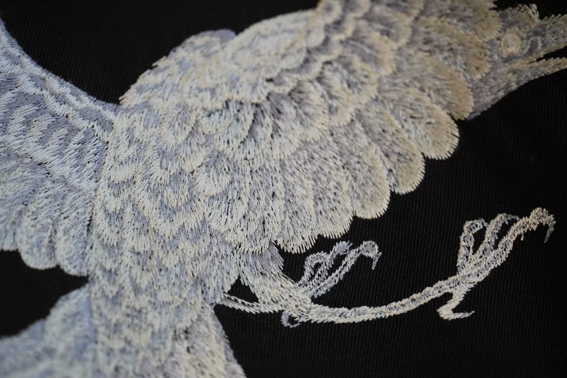 Yohji Yamamoto 21AW Eagle Embroidery Coat — back