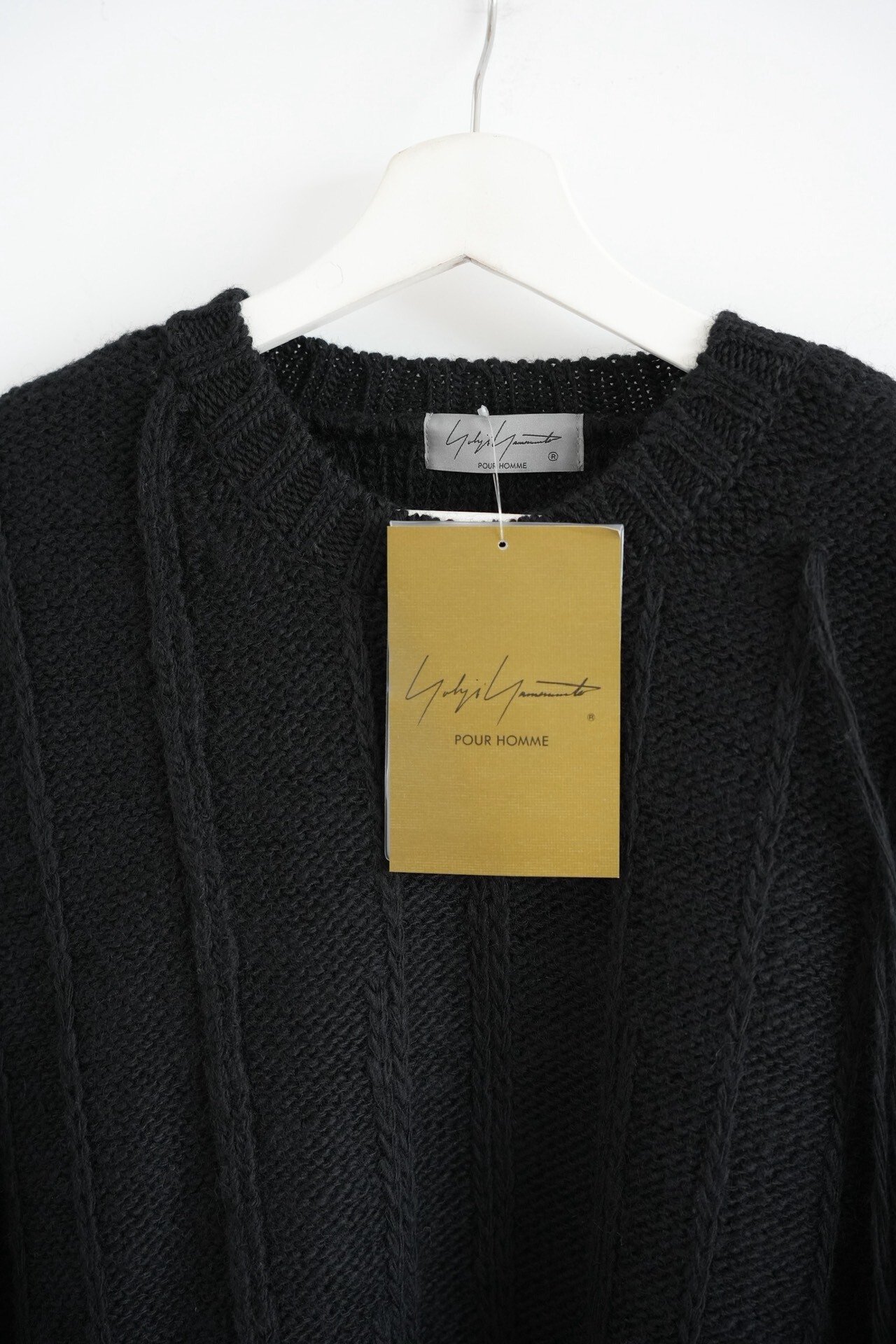 Yohji Yamamoto 24AW Rope Knot Sweater — detail