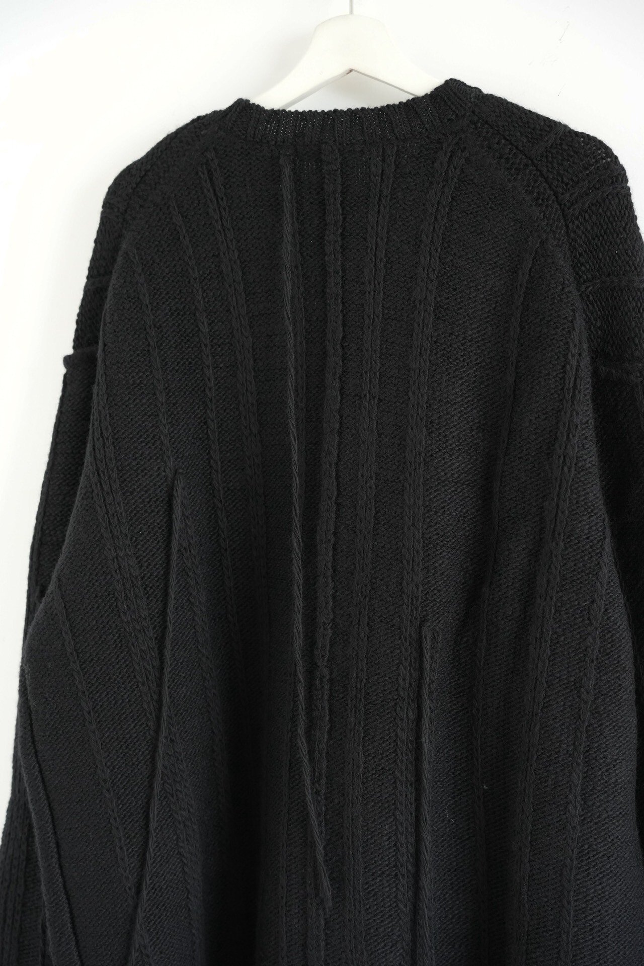Yohji Yamamoto 24AW Rope Knot Sweater — label