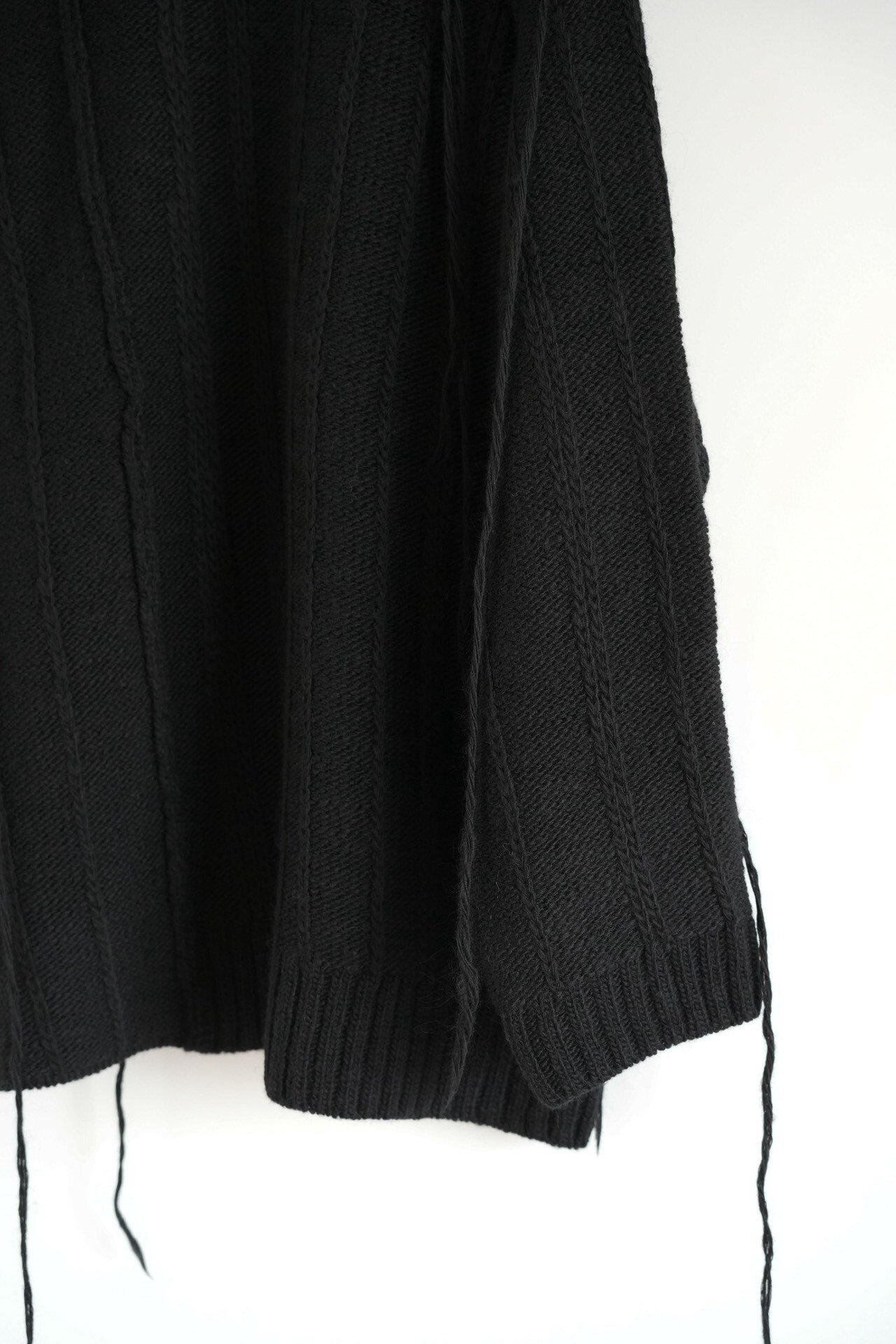 Yohji Yamamoto 24AW Rope Knot Sweater — back