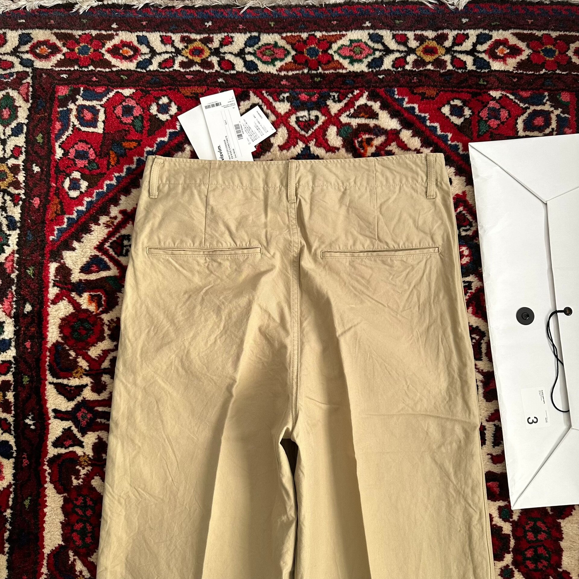 visvim 25SS EX Wide Chino Pant — back
