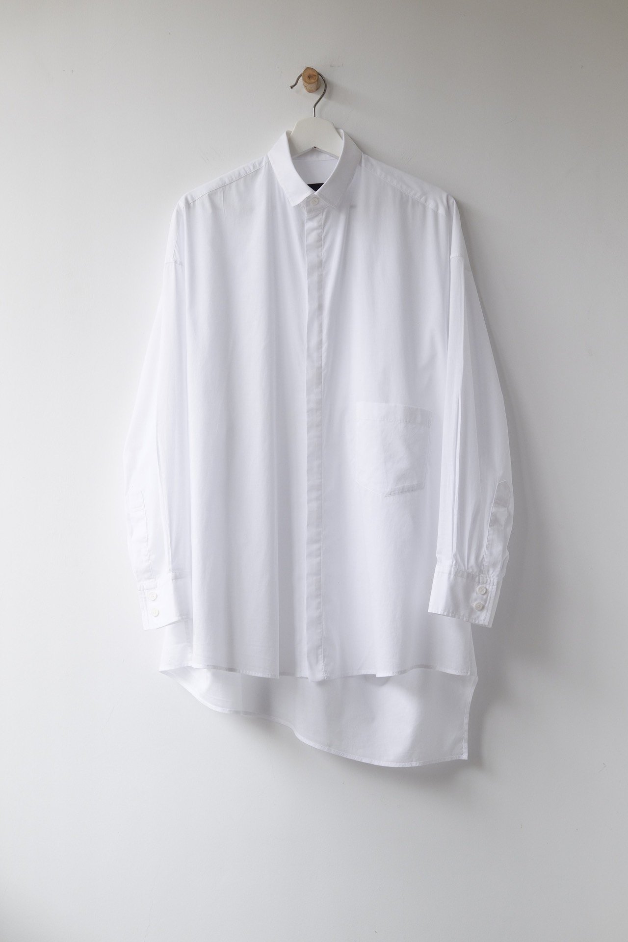 Yohji Yamamoto Noir 18AW Haori-Cut Shirt