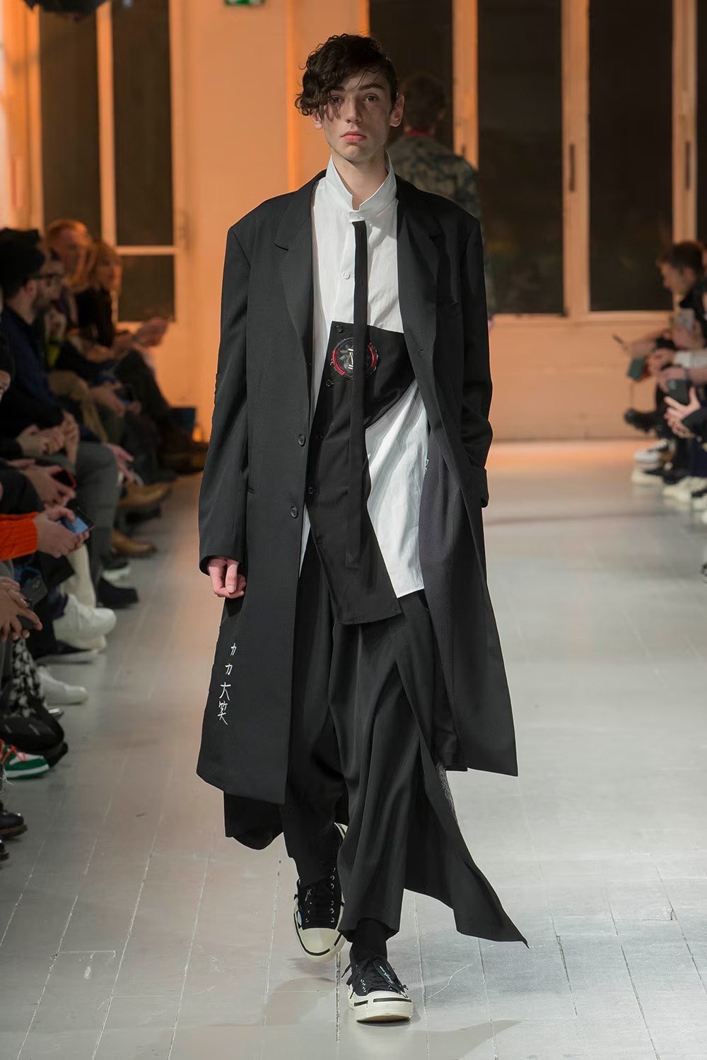 Yohji Yamamoto 20AW Chest Badge Shirt — detail
