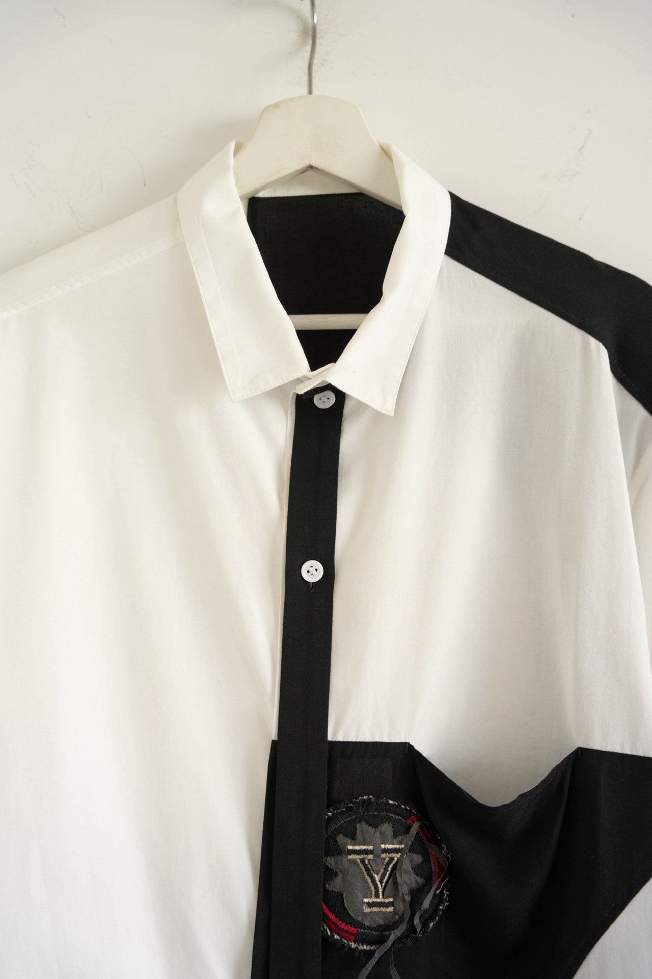 Yohji Yamamoto 20AW Chest Badge Shirt — back