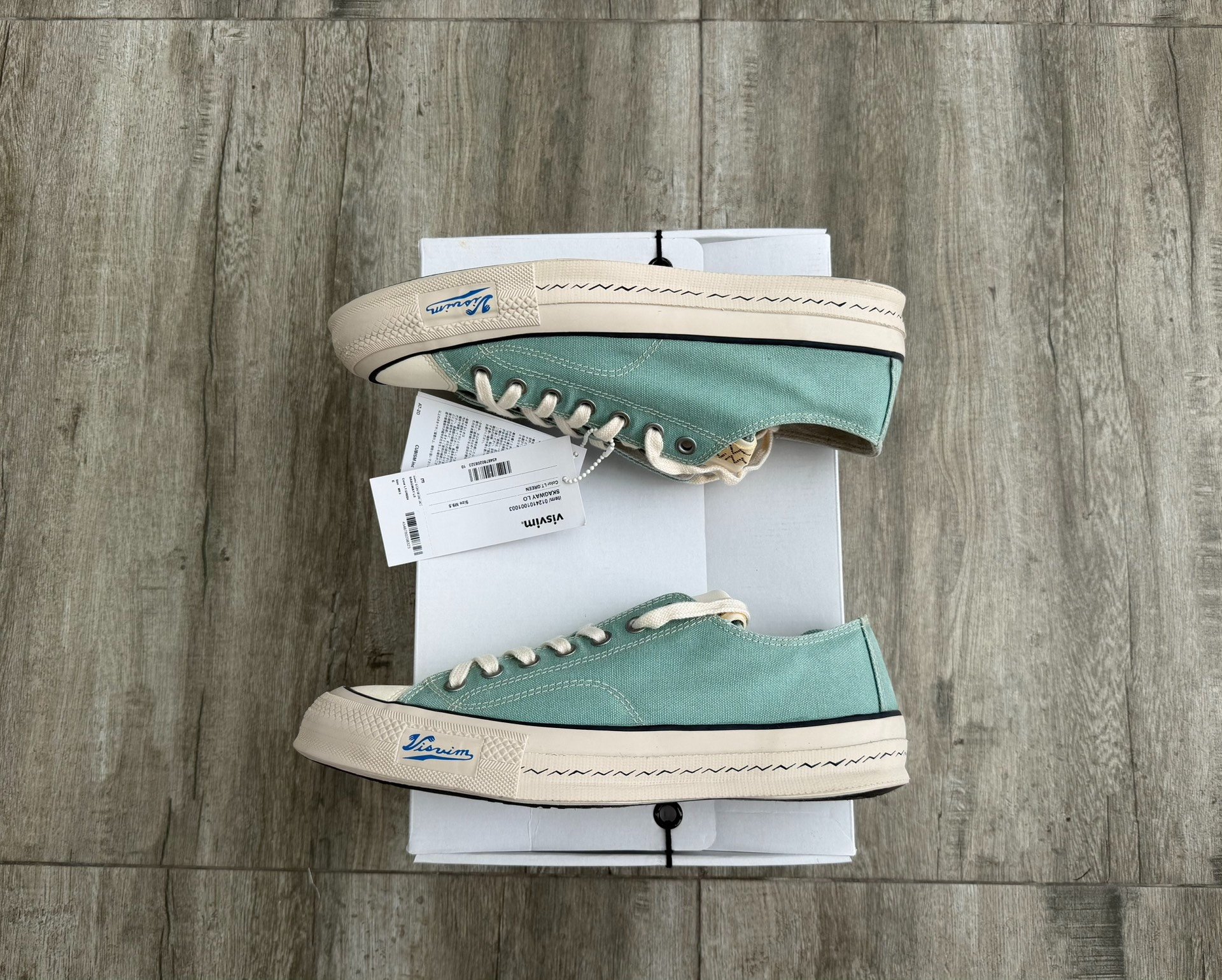 VISVIM SKAGWAY LO Canvas Shoes — detail