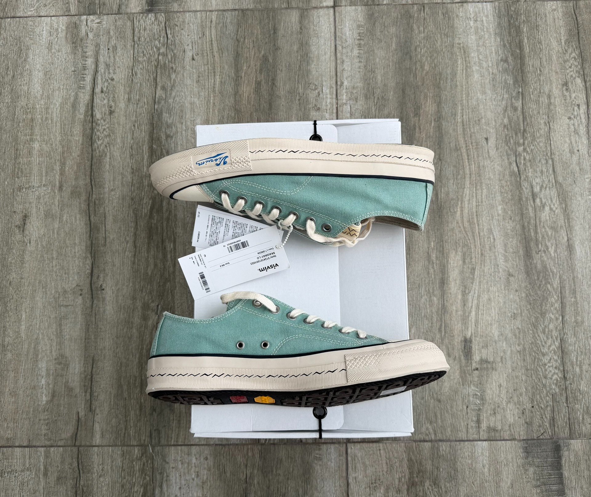 VISVIM SKAGWAY LO Canvas Shoes — back