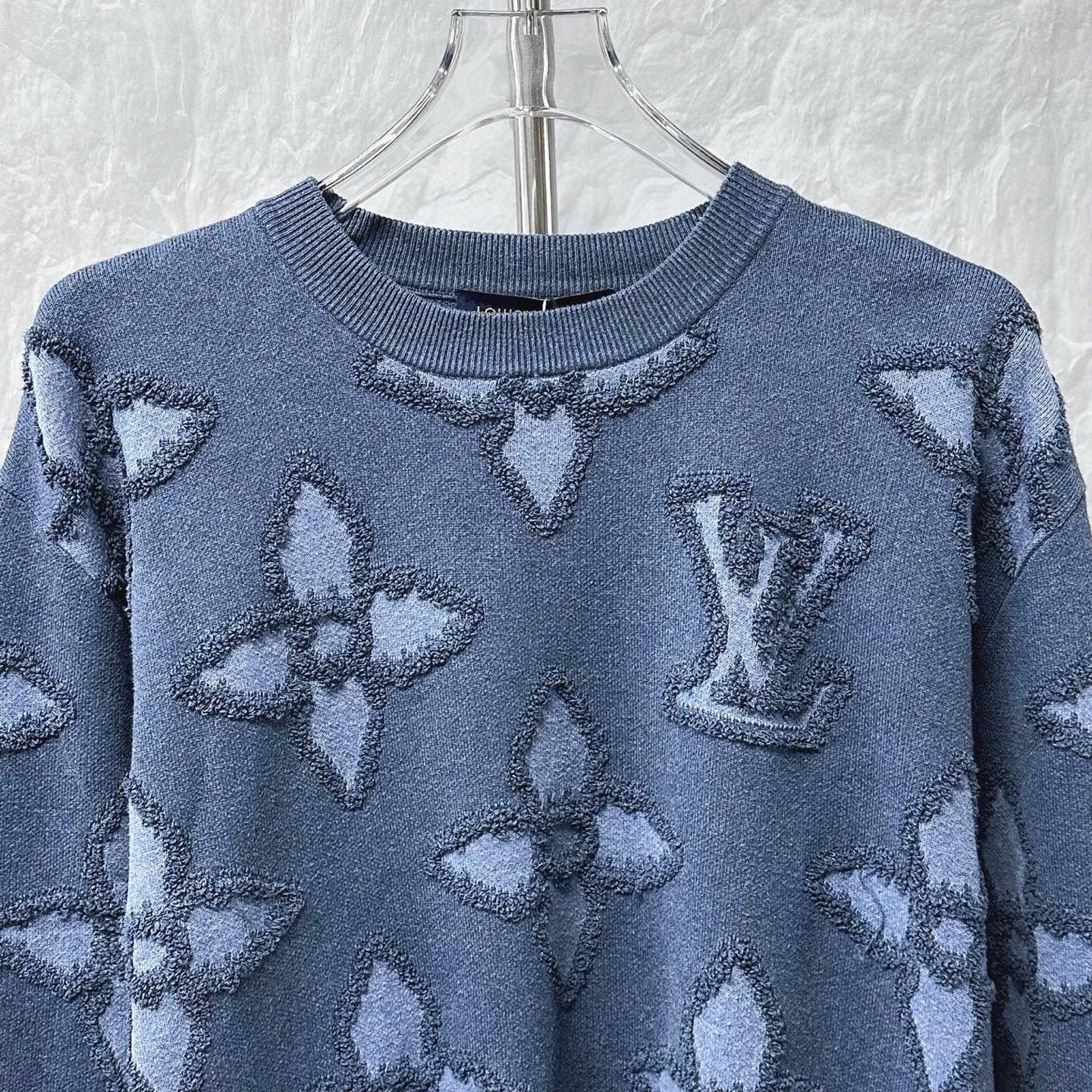 Louis Vuitton Clover Jacquard Sweater — front