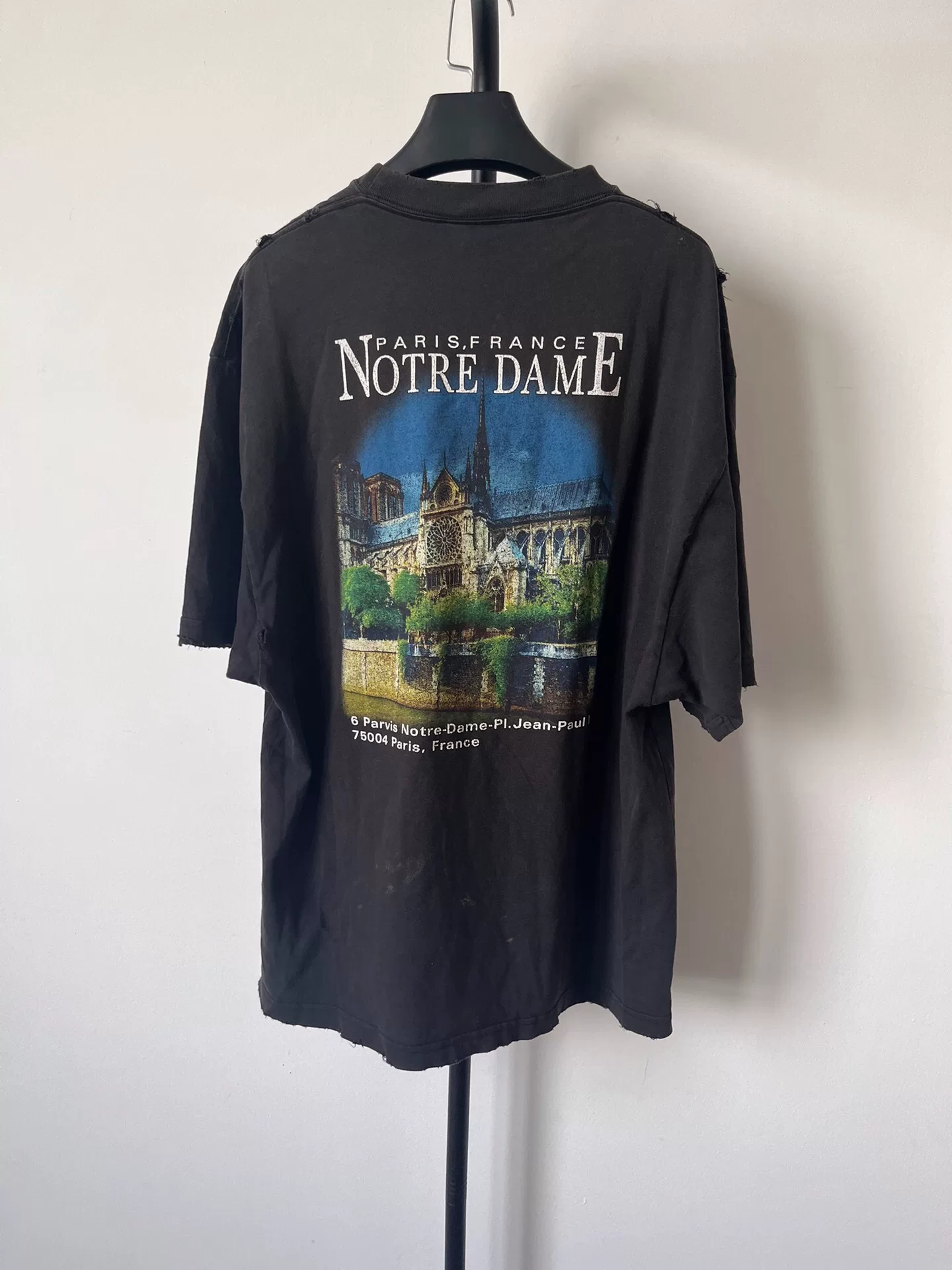 Balenciaga Sacre Coeur Paris Print T-Shirt — front