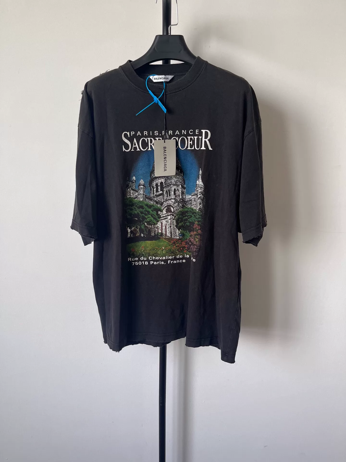 Balenciaga Sacre Coeur Paris Print T-Shirt