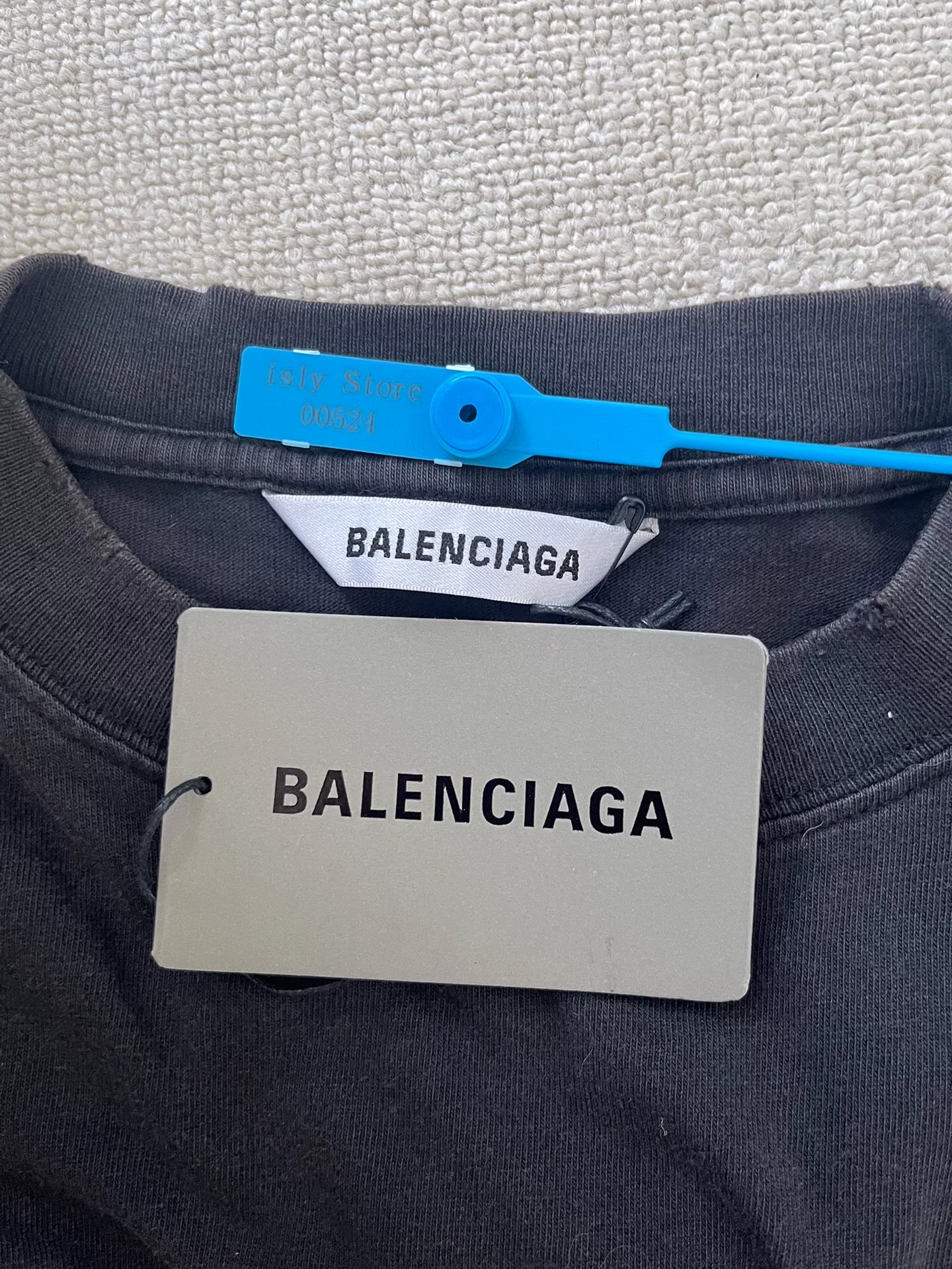 Balenciaga Sacre Coeur Paris Print T-Shirt — back