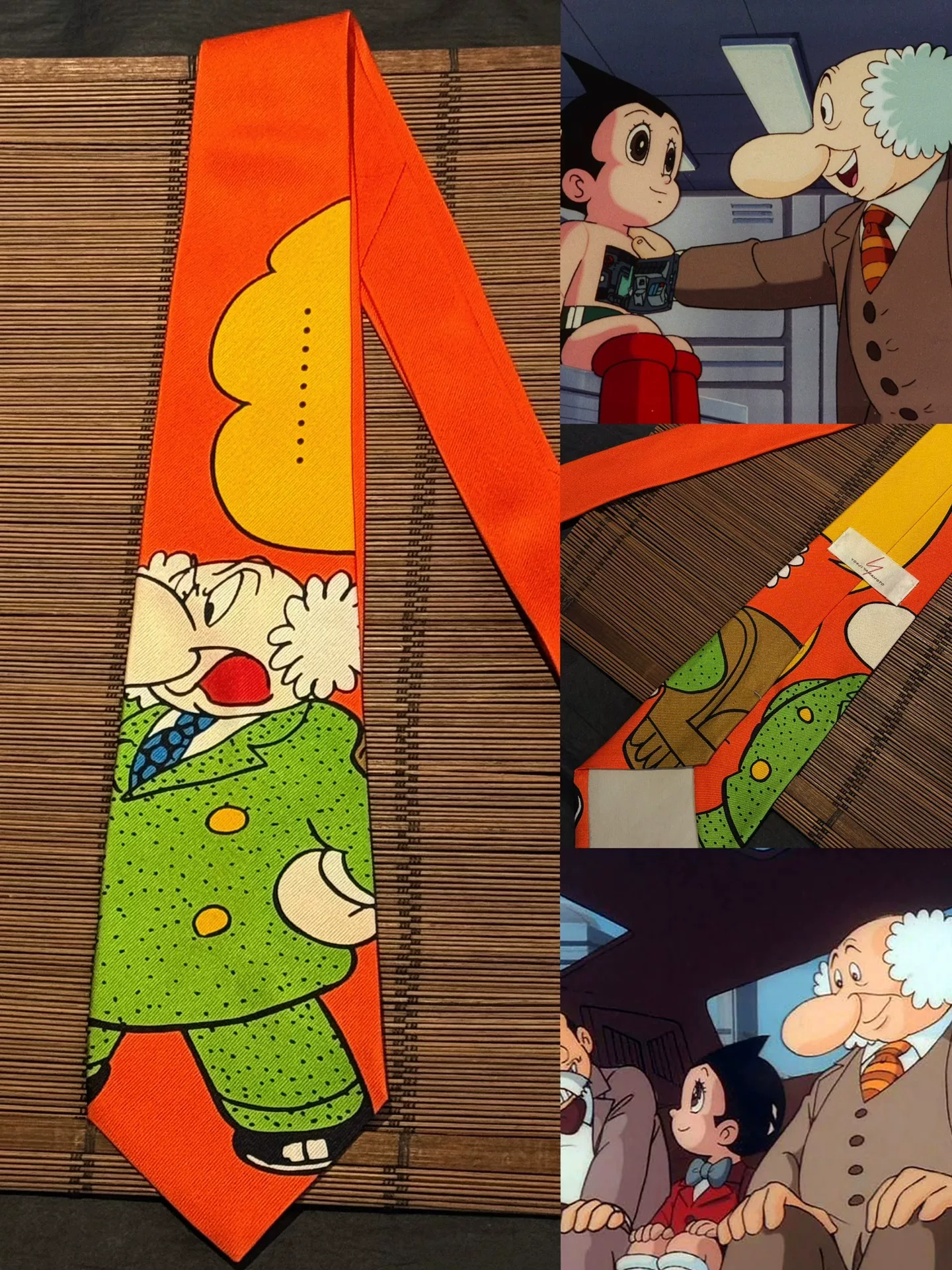 Yohji Yamamoto x Tezuka 90s Silk Tie