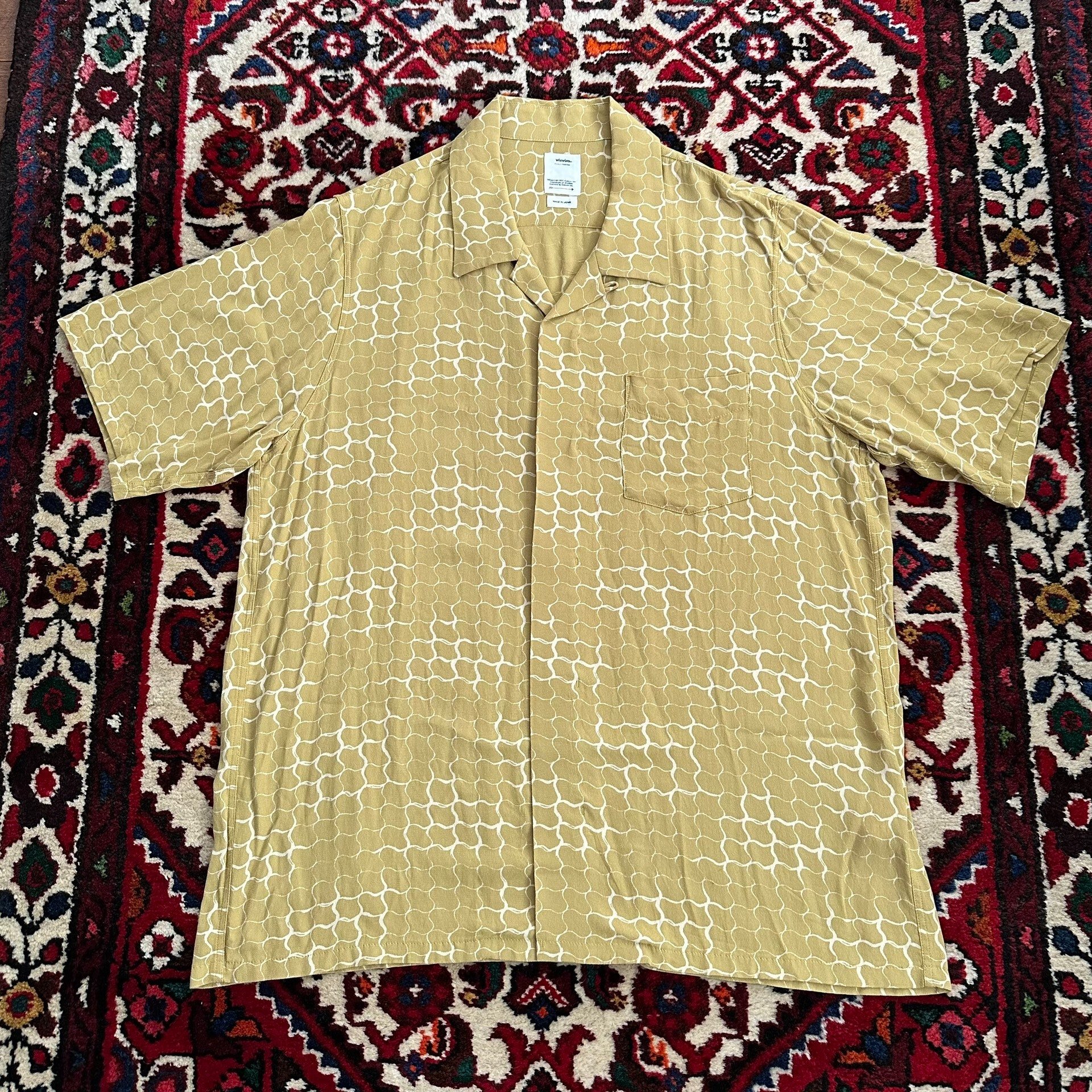 Visvim 20ss Free Edge Snake Print Shirt