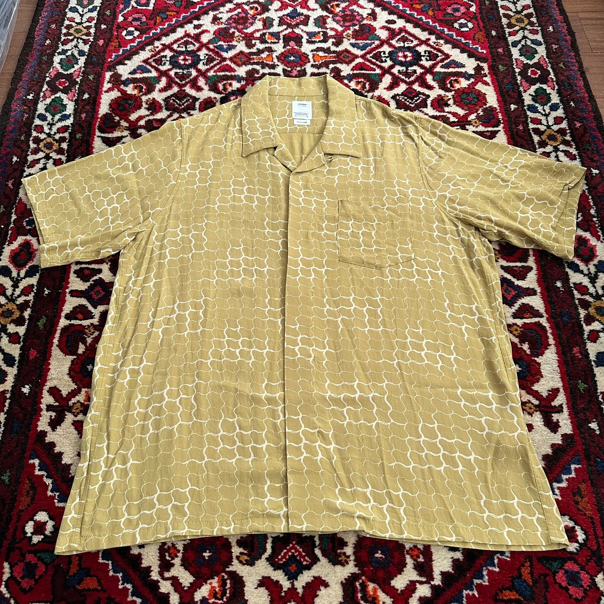 Visvim 20ss Free Edge Snake Print Shirt — front