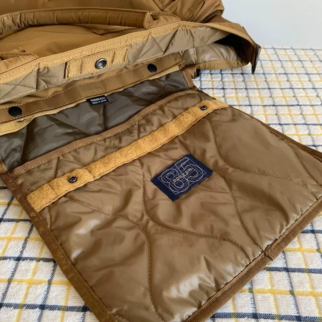Porter Force 85th Anniversary DICROS SOLO Tote — label