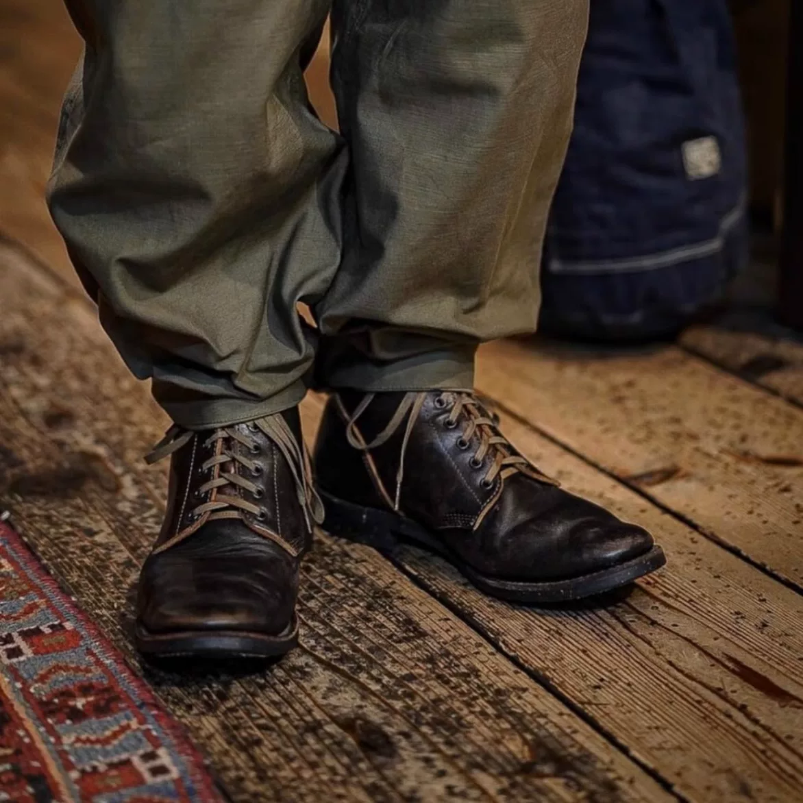 Lua × Skoob Horsebutt M-43 Work Boots