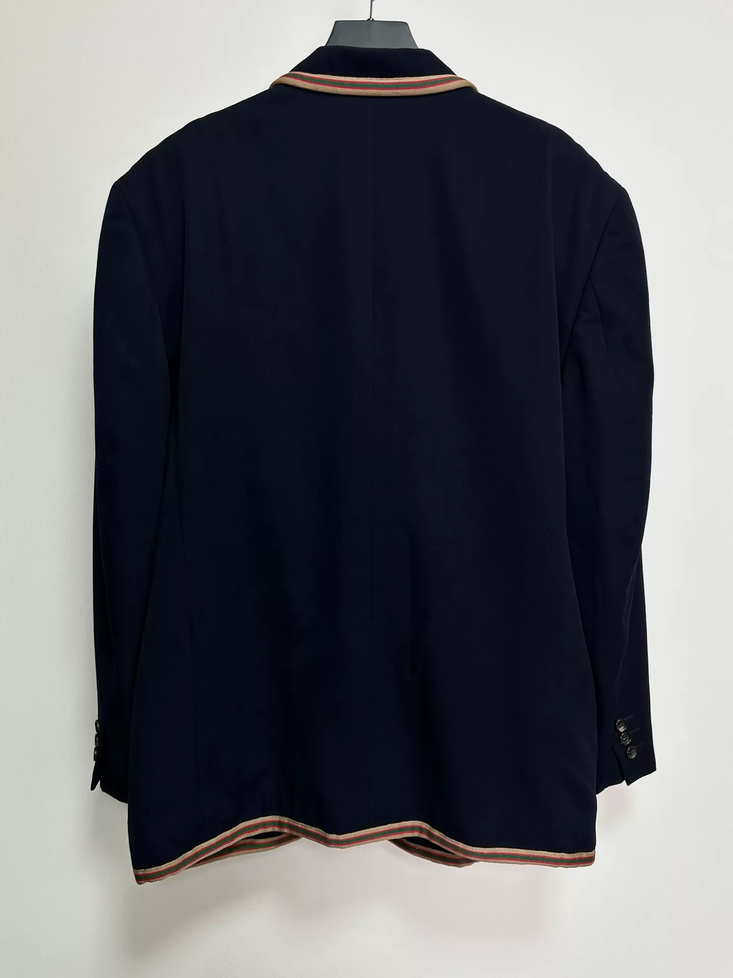 Comme des Garçons 1991SS Homme Plus Striped Runway Coat — front
