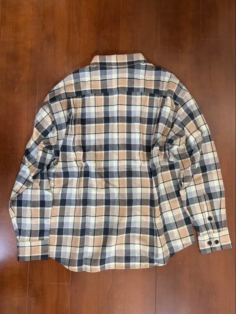 visvim LUMBER CHECK Plaid Long-Sleeve Shirt — front