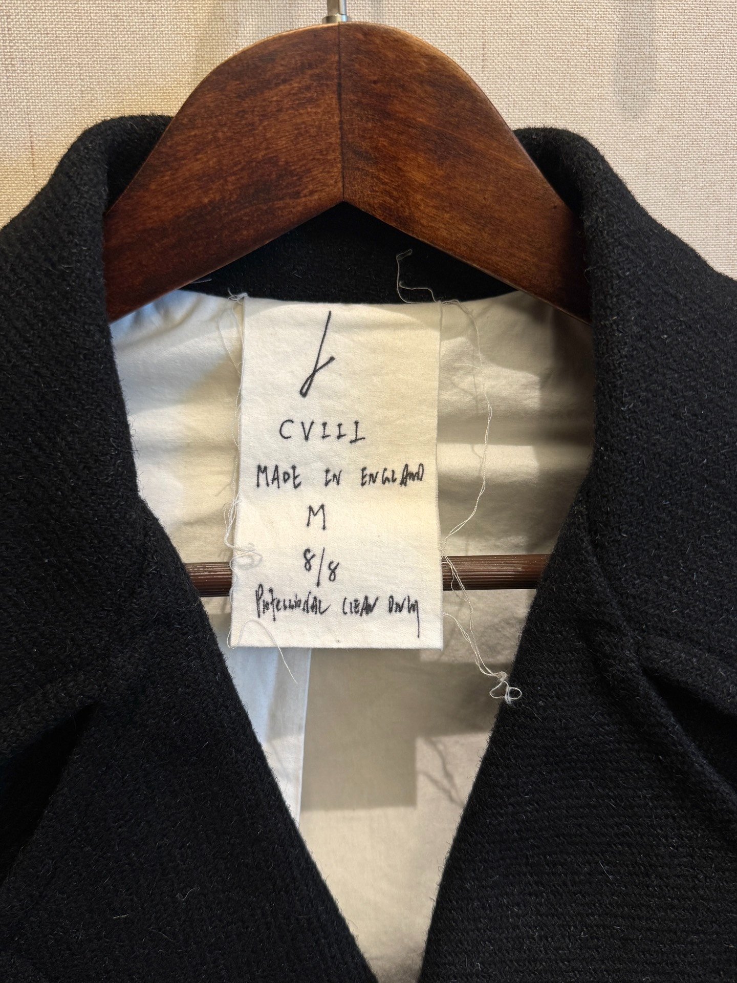 John Alexander Skelton Wool Coat — back