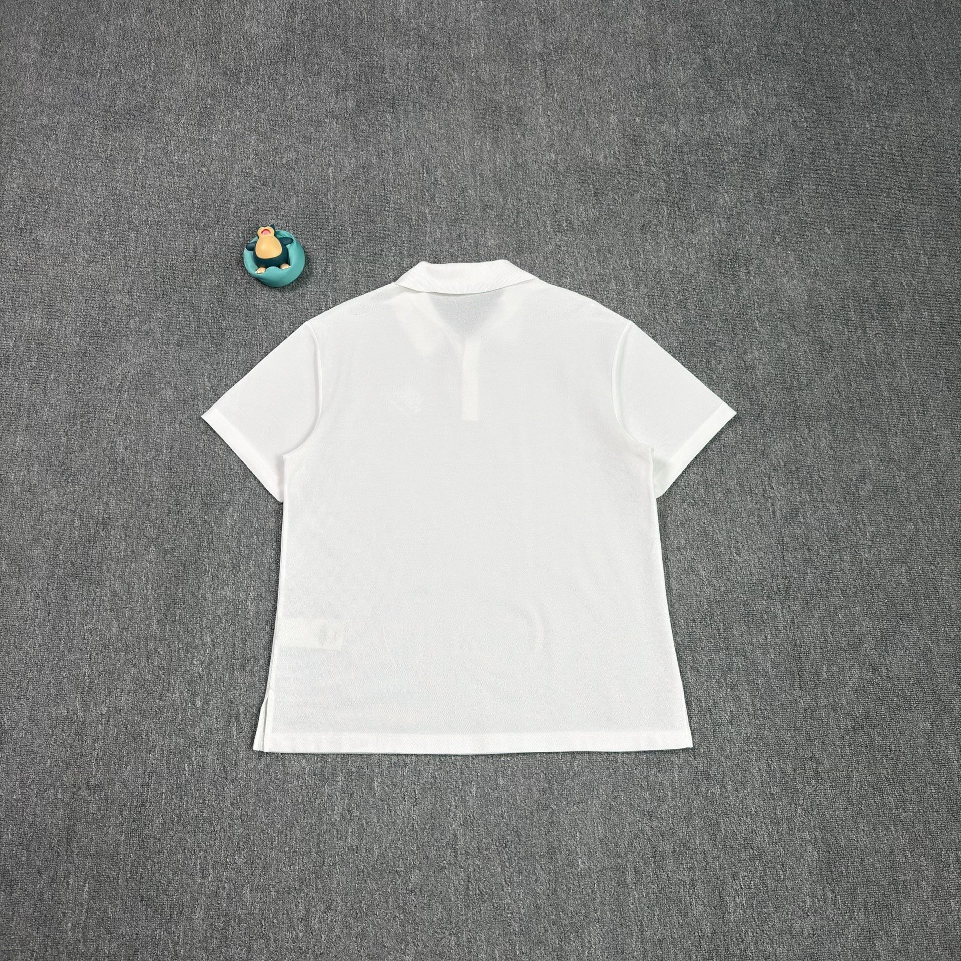 Louis Vuitton White Embroidered Logo Polo — front
