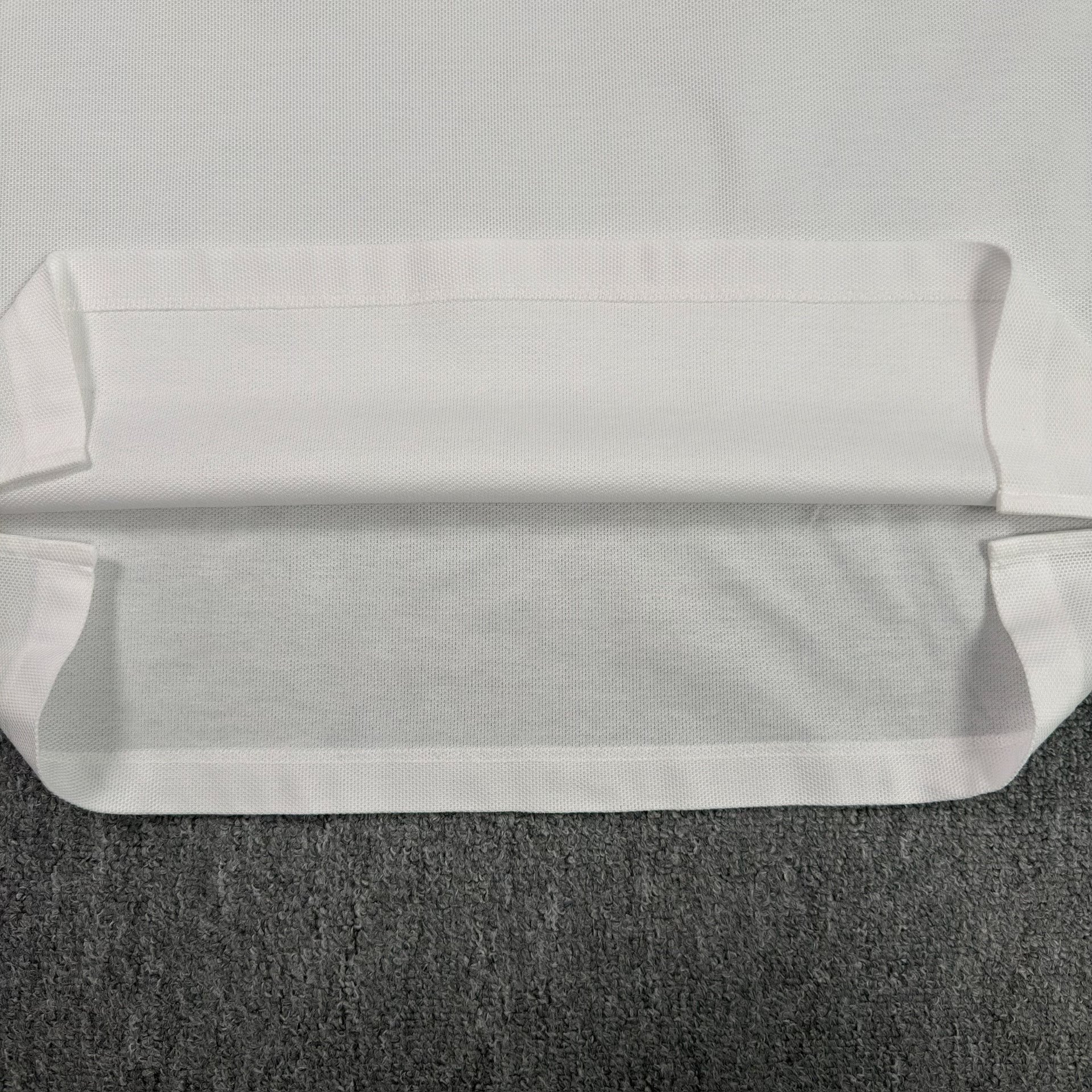 Louis Vuitton White Embroidered Logo Polo — label