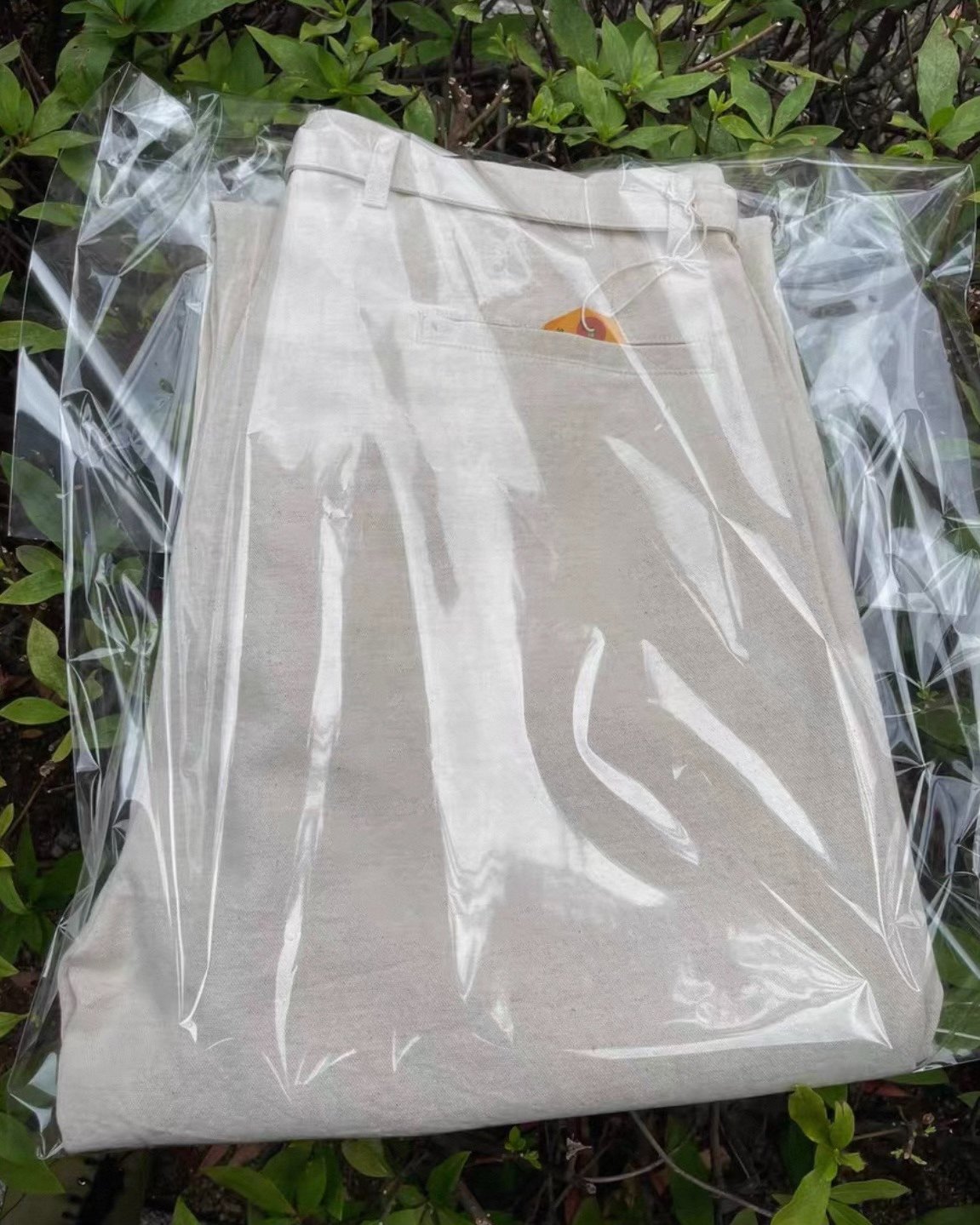 TWC Cotton Linen Pants — label