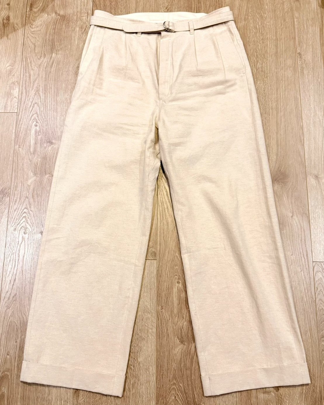 TWC Cotton Linen Pants — detail