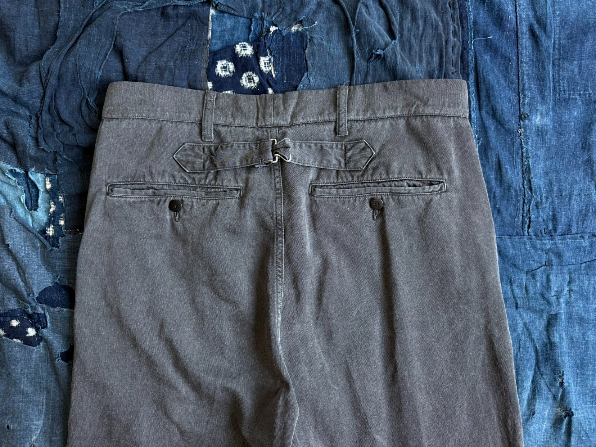 VISVIM 25AW ALPER PANTS DMGD — back