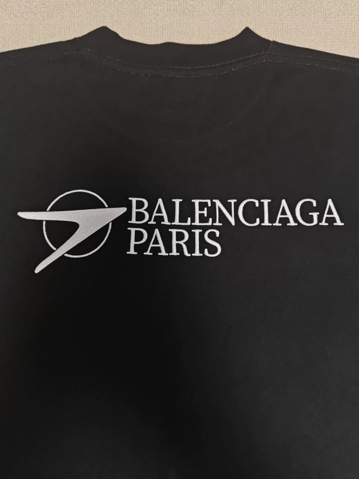 Balenciaga Racing Arrow Logo Short-Sleeve T-Shirt — detail
