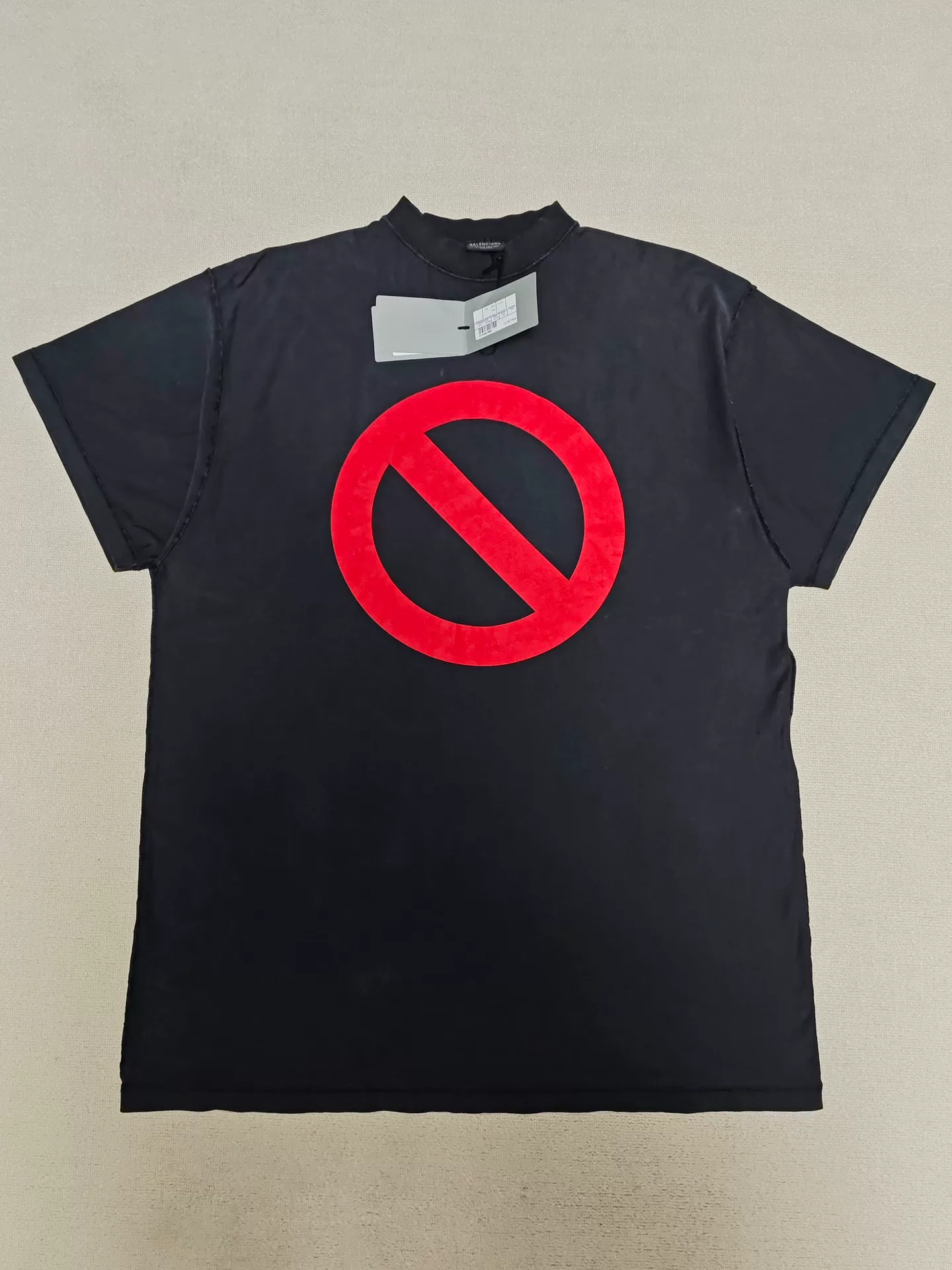 Balenciaga 24SS Bfrnd Black Short-Sleeve Tee
