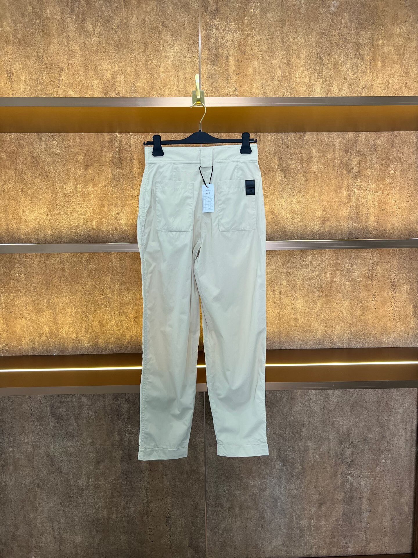 Louis Vuitton High-Waist Pleated Casual Pants — front