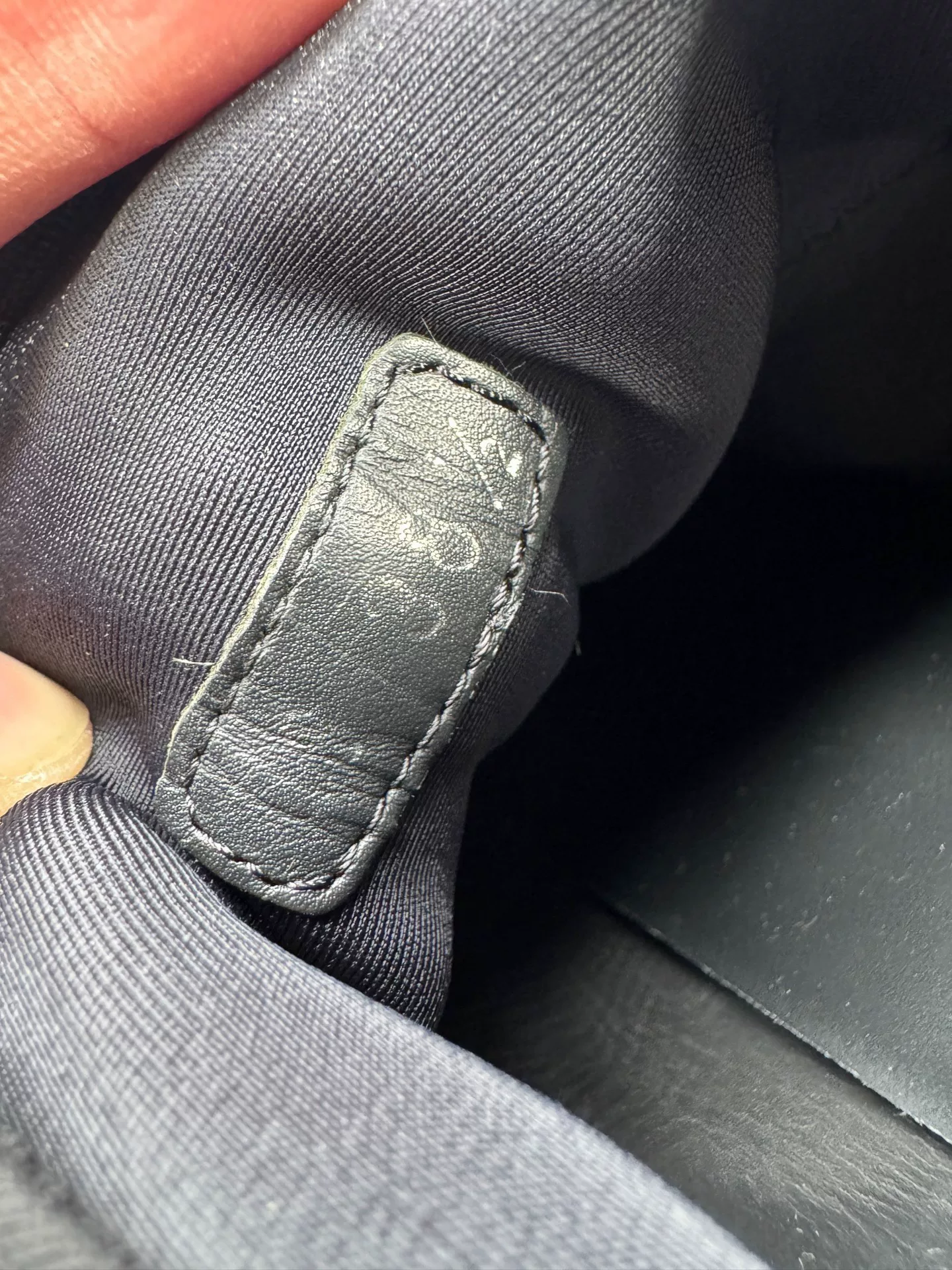 Dior Black Chunky Dad Shoes — label