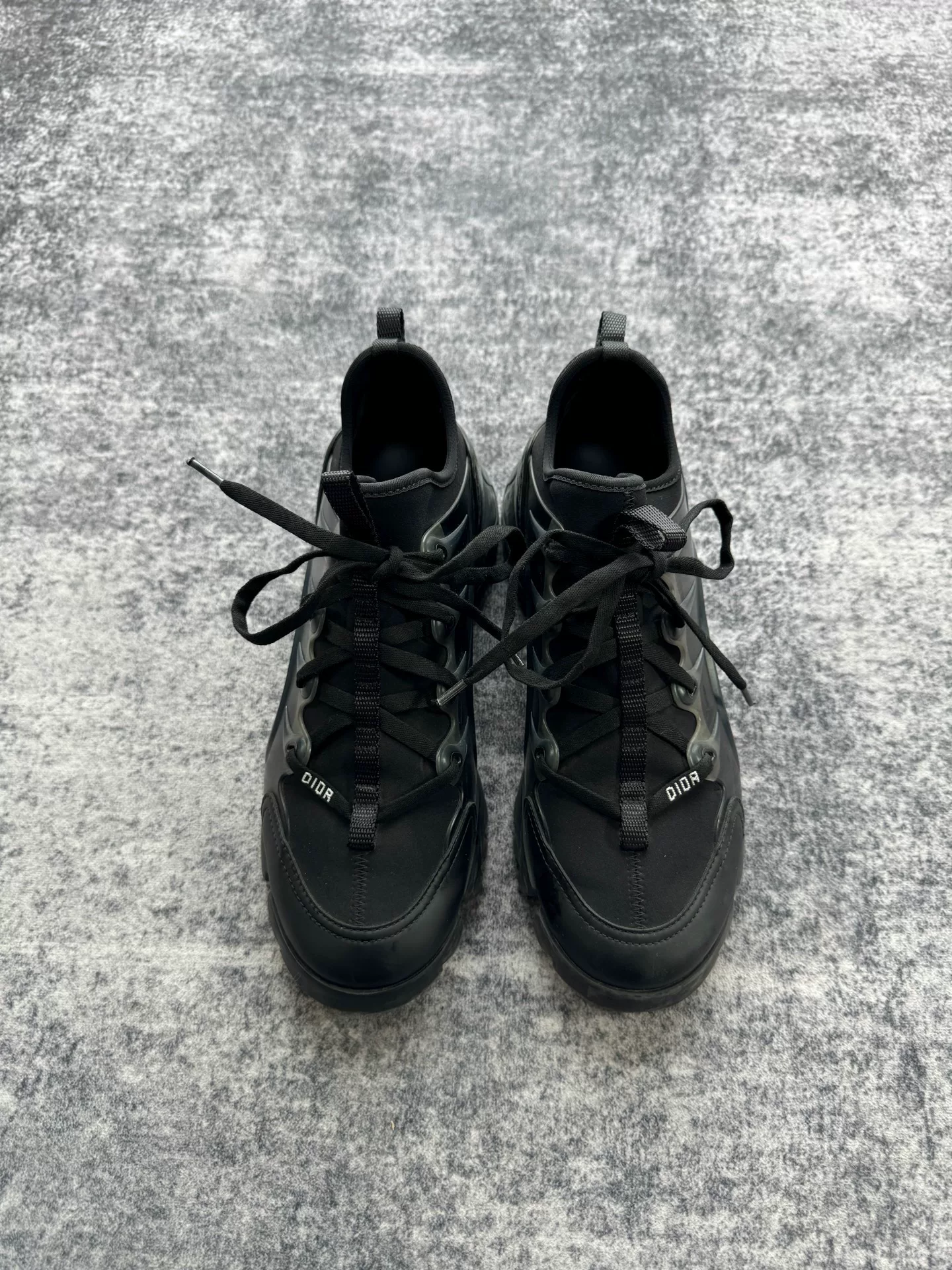 Dior Black Chunky Dad Shoes — front