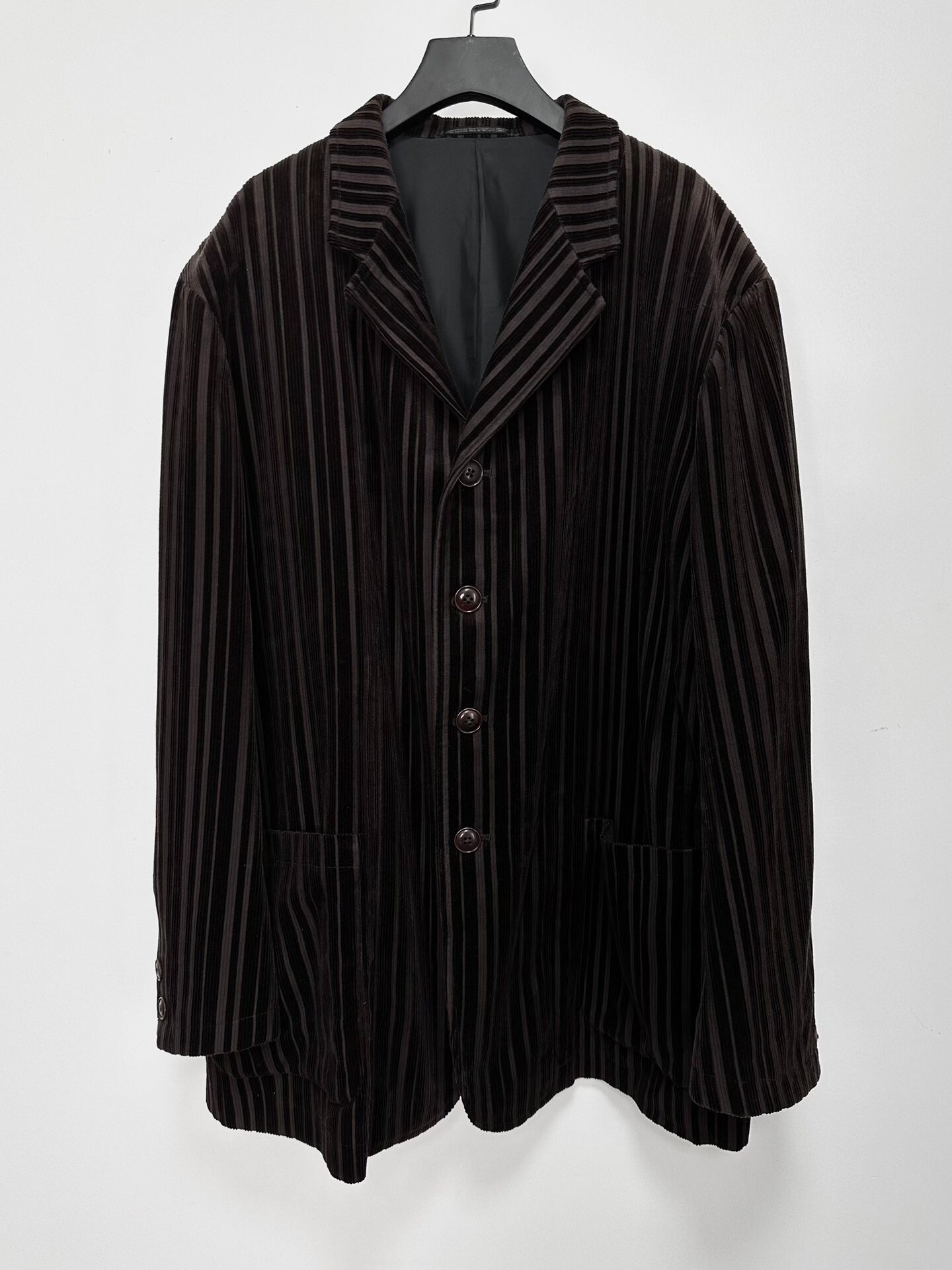 Yohji Yamamoto 96AW Corduroy Runway Jacket — front
